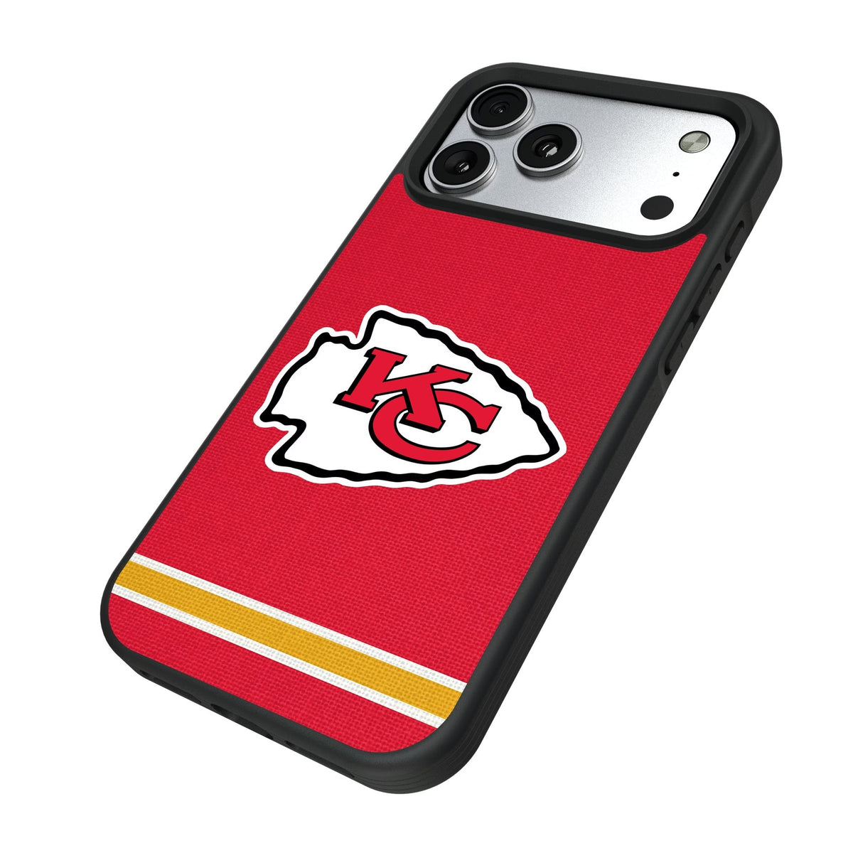 Kansas City Chiefs Stripe Bump Phone Case for Apple iPhone 17 Series 5
