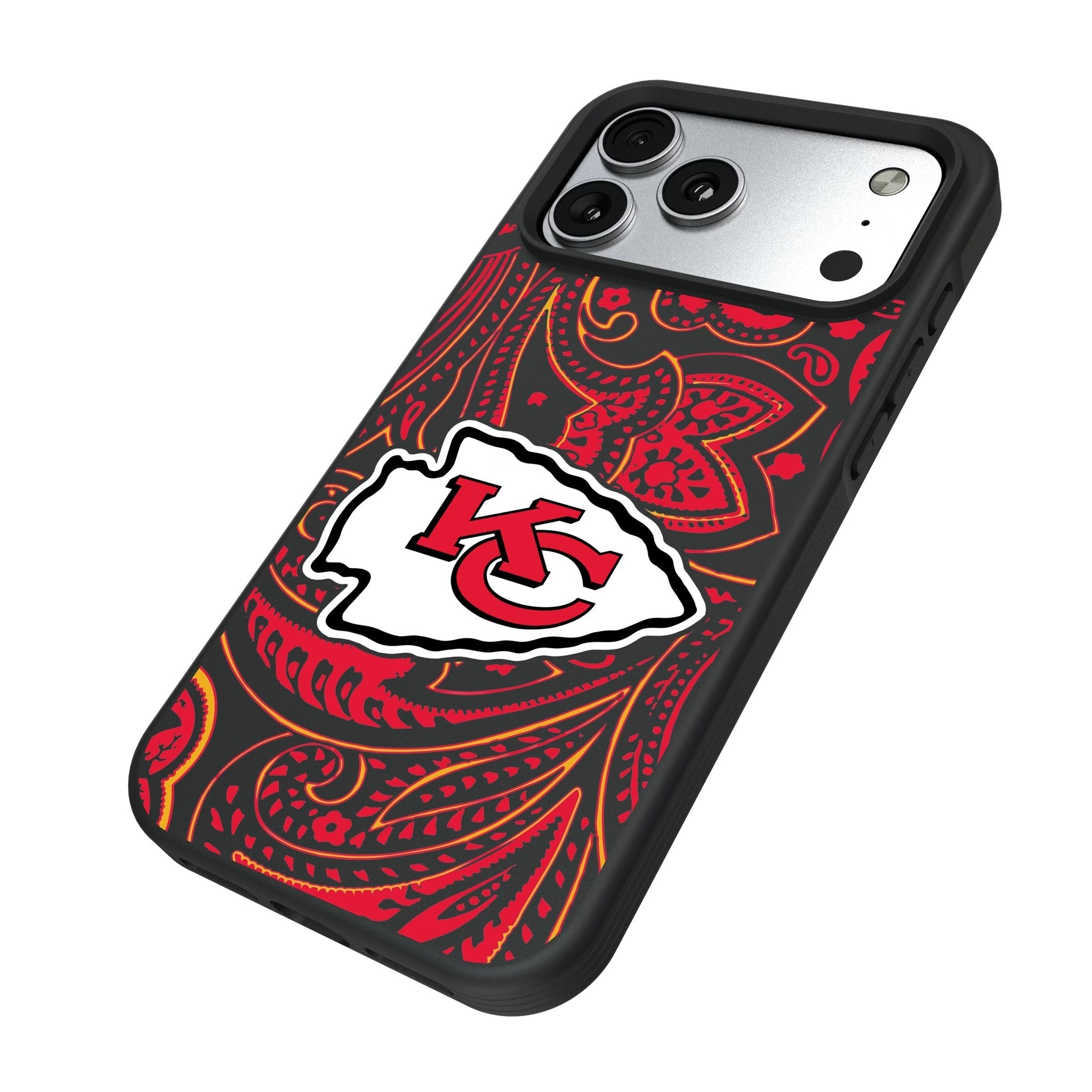 Kansas City Chiefs Paisley Bump Phone Case for Apple iPhone 17 Series 5