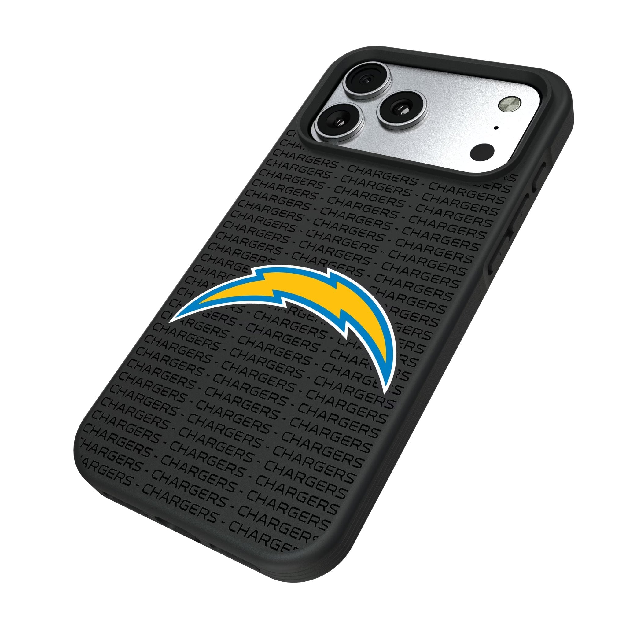 Los Angeles Chargers Text Backdrop Bump Phone Case for Apple iPhone 17 Series 5