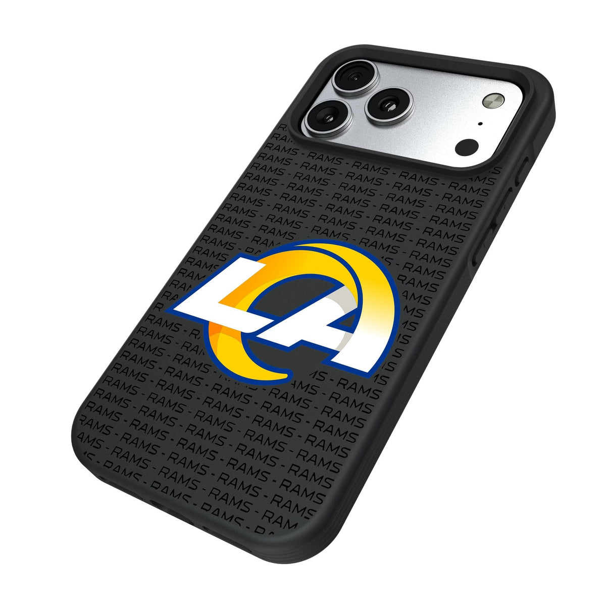 Los Angeles Rams Text Backdrop Bump Phone Case for Apple iPhone 17 Series 5