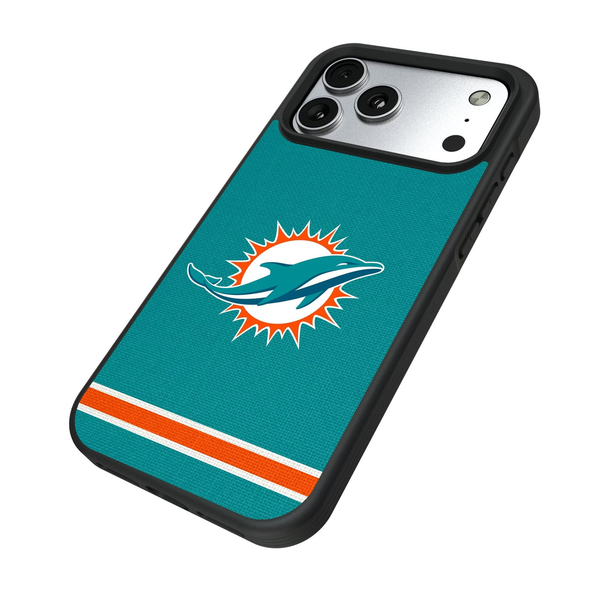 Miami Dolphins Stripe Bump Phone Case for Apple iPhone 17 Series 5