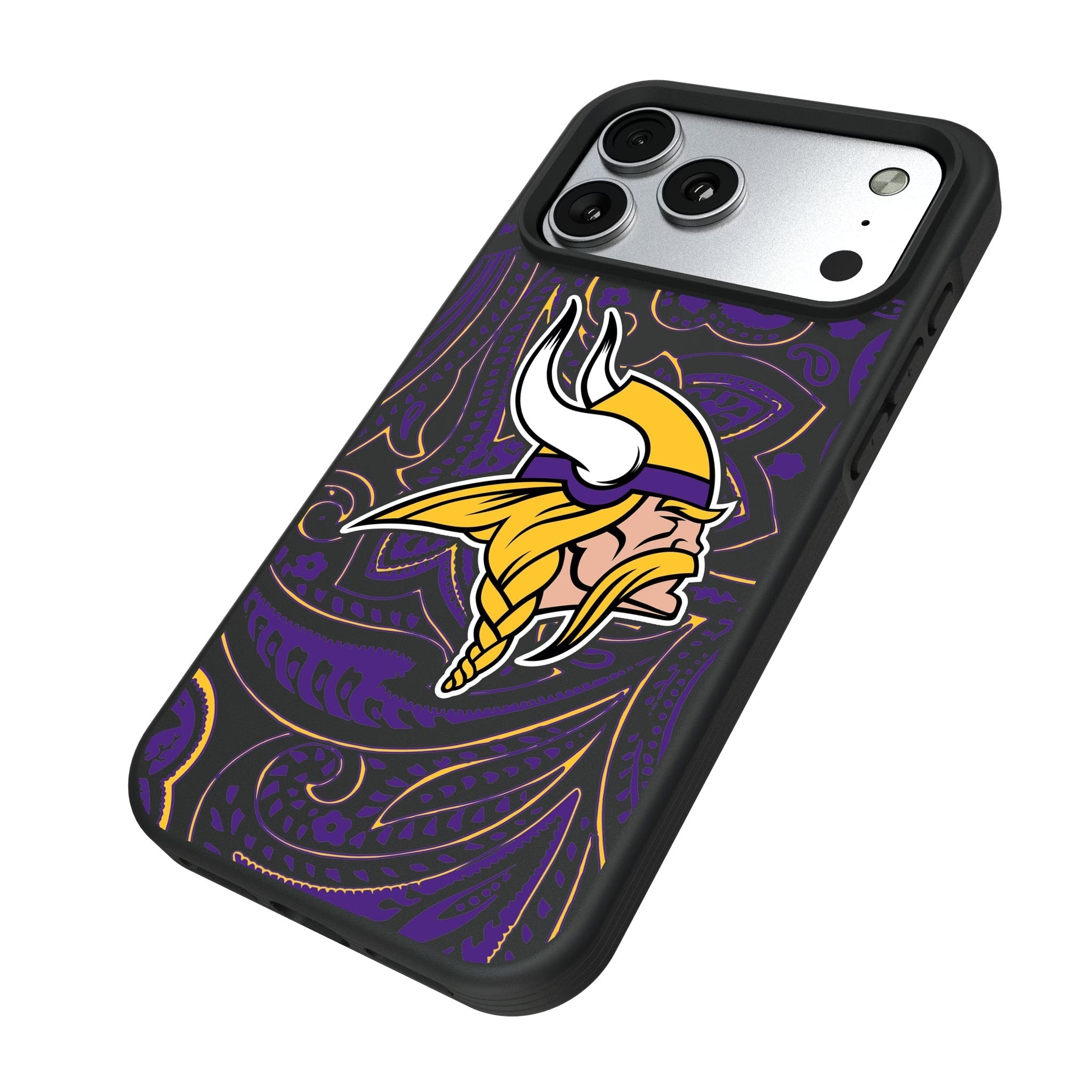 Minnesota Vikings Paisley Bump Phone Case for Apple iPhone 17 Series 5