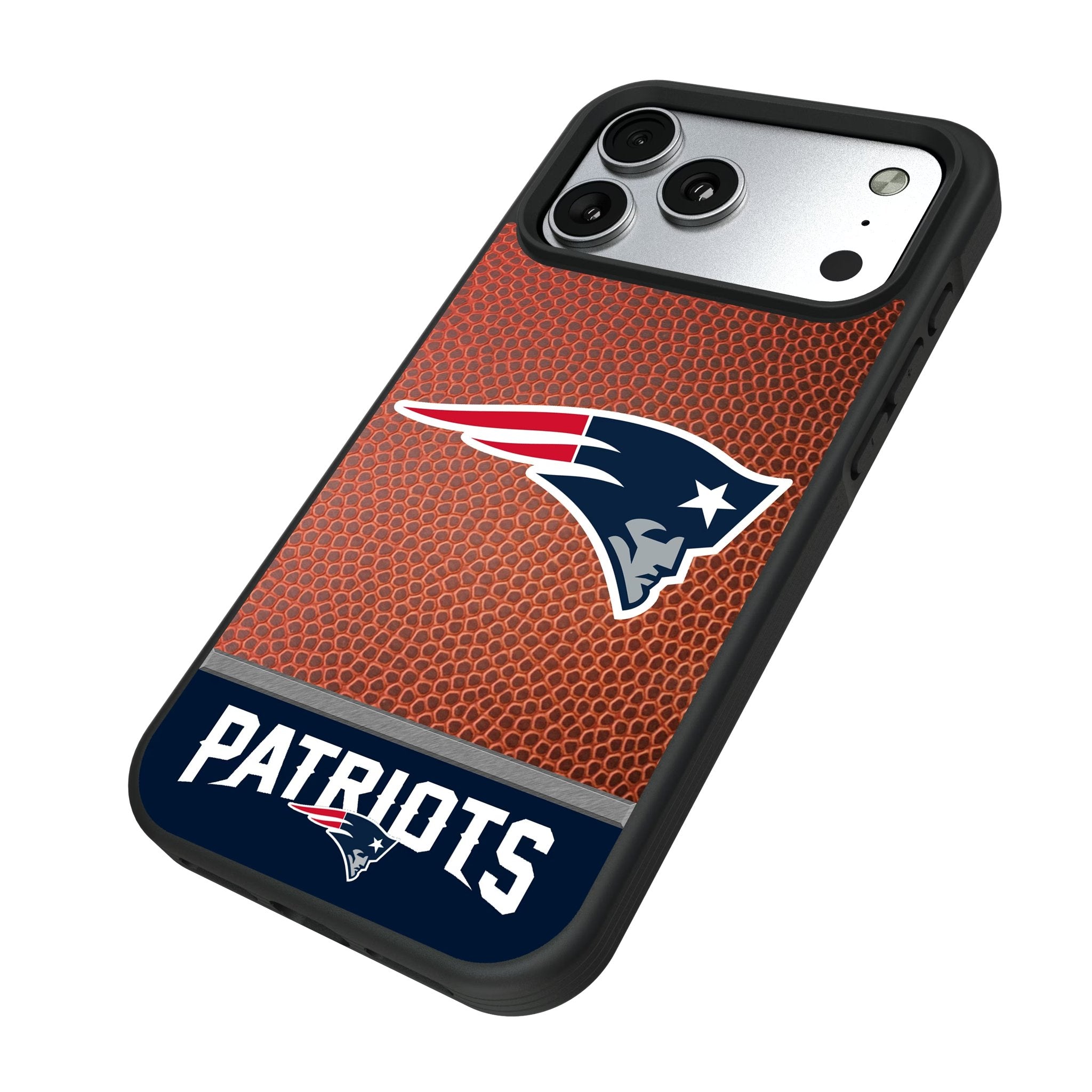 New England Patriots Football Wordmark Bump Phone Case for Apple iPhone 17 Series 5