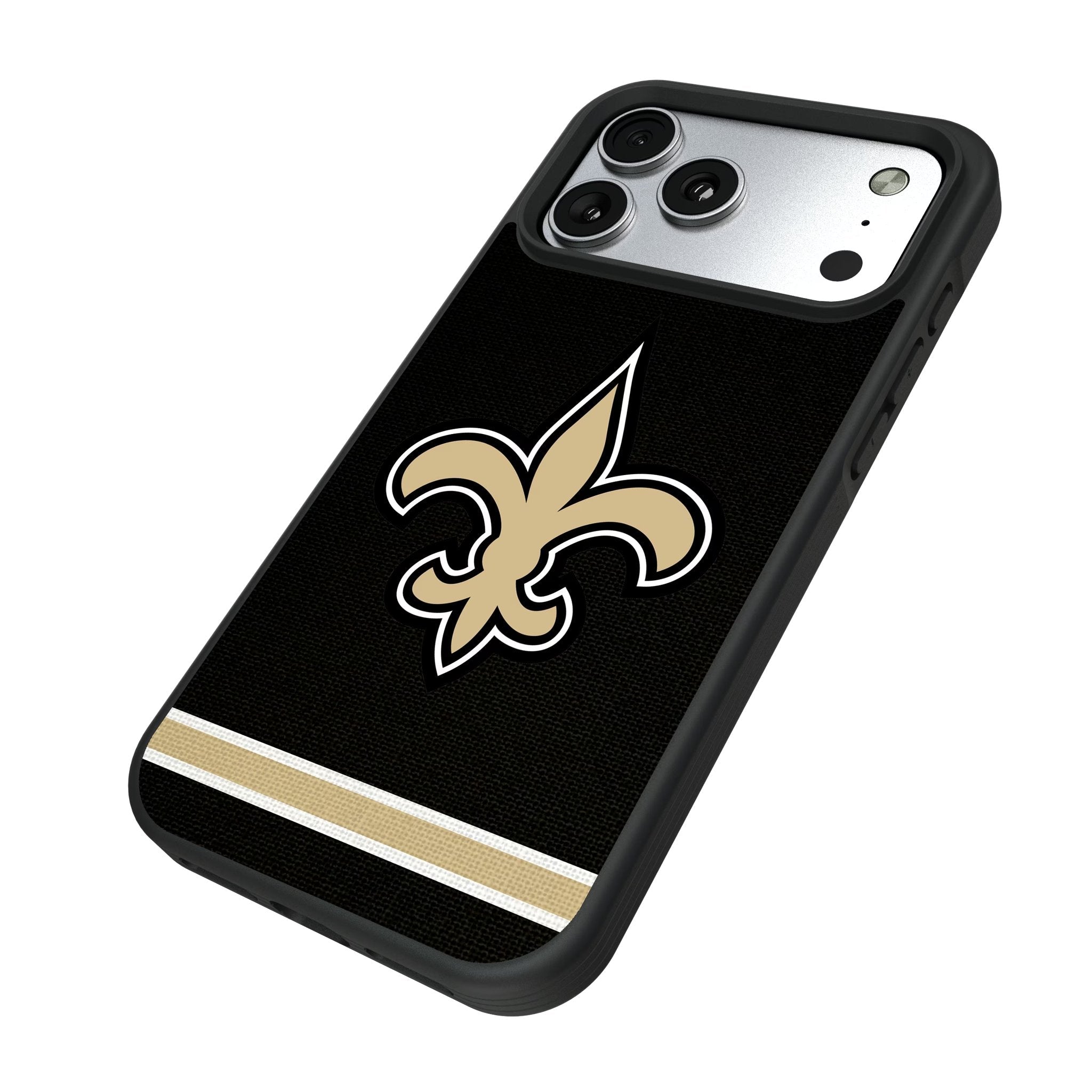 New Orleans Saints Stripe Bump Phone Case for Apple iPhone 17 Series 5