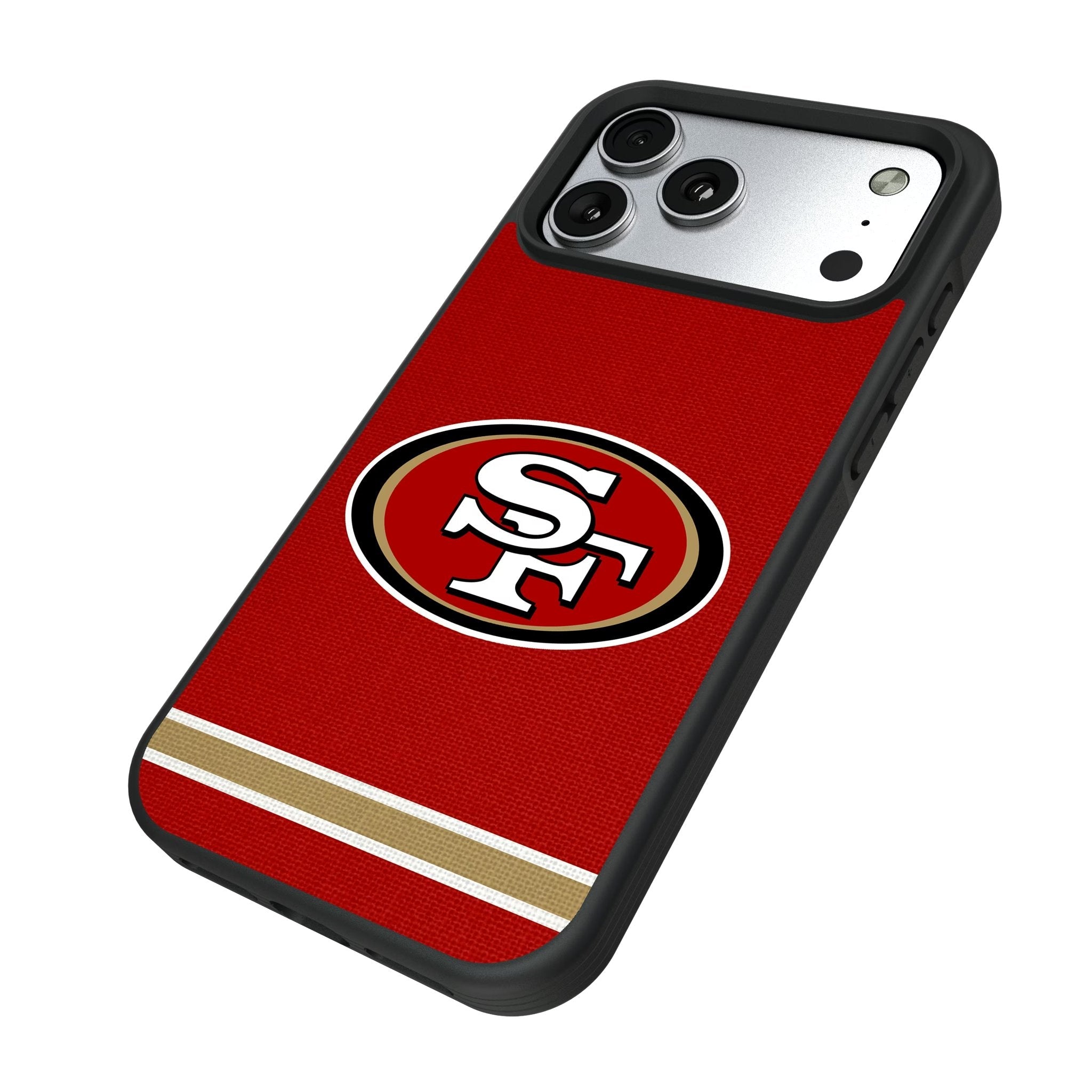 San Francisco 49ers Stripe Bump Phone Case for Apple iPhone 17 Series 5