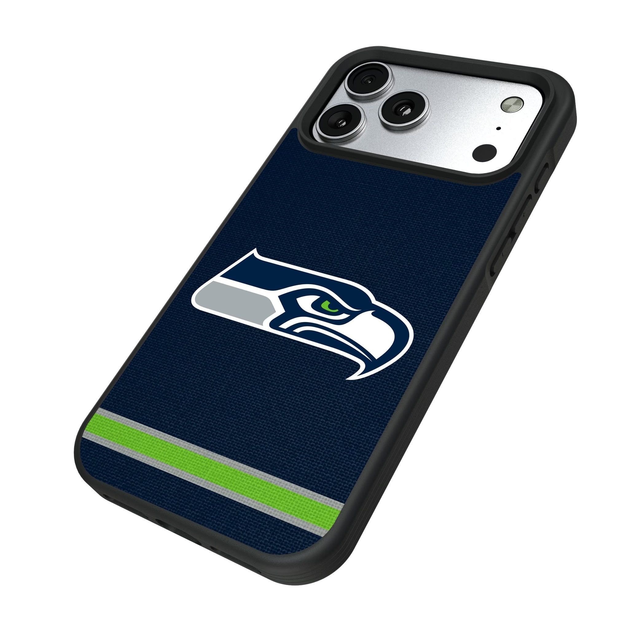 Seattle Seahawks Stripe Bump Phone Case for Apple iPhone 17 Series 5