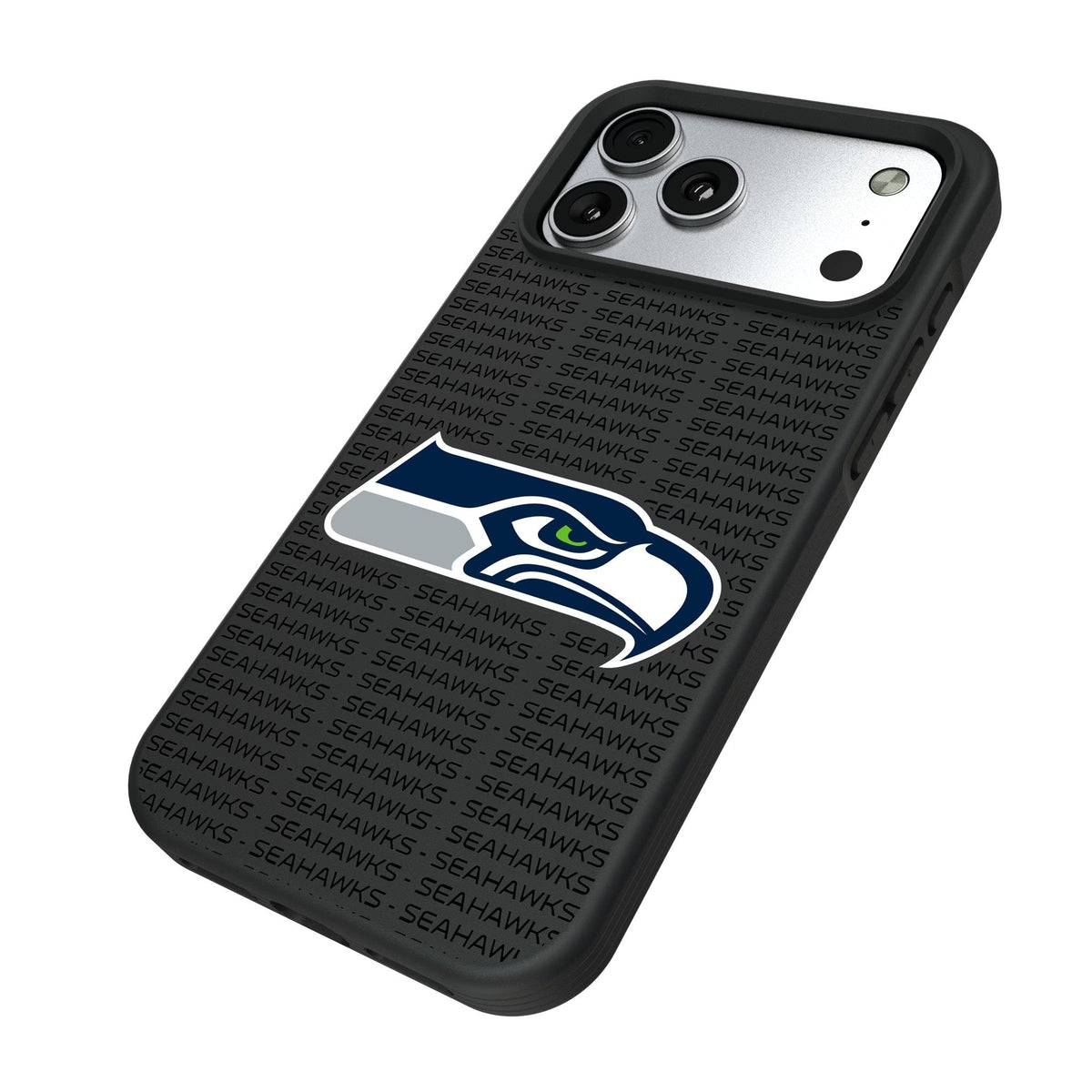 Seattle Seahawks Text Backdrop Bump Phone Case for Apple iPhone 17 Series 5