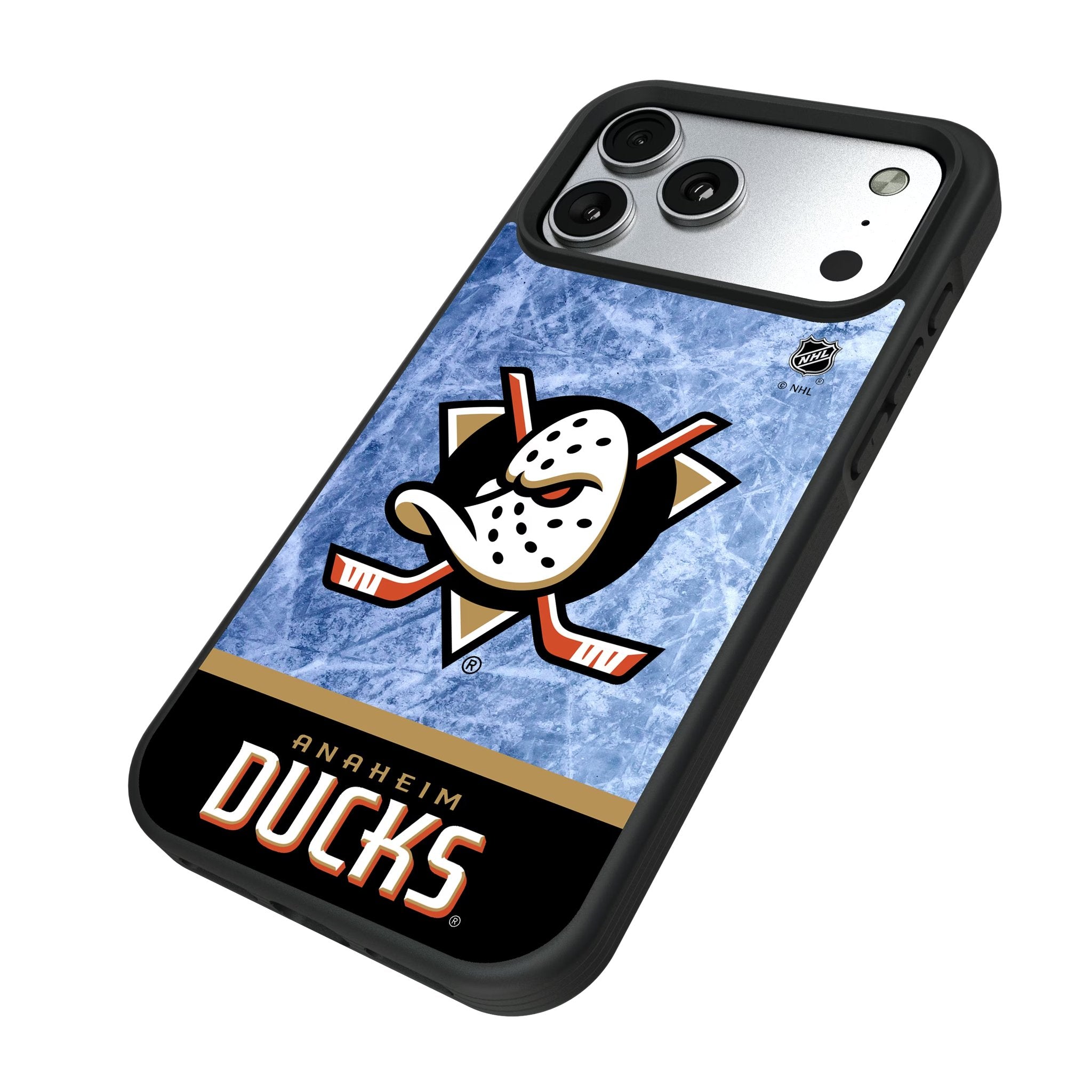 Anaheim Ducks Ice Wordmark Bump Phone Case for Apple iPhone 17 Series 5