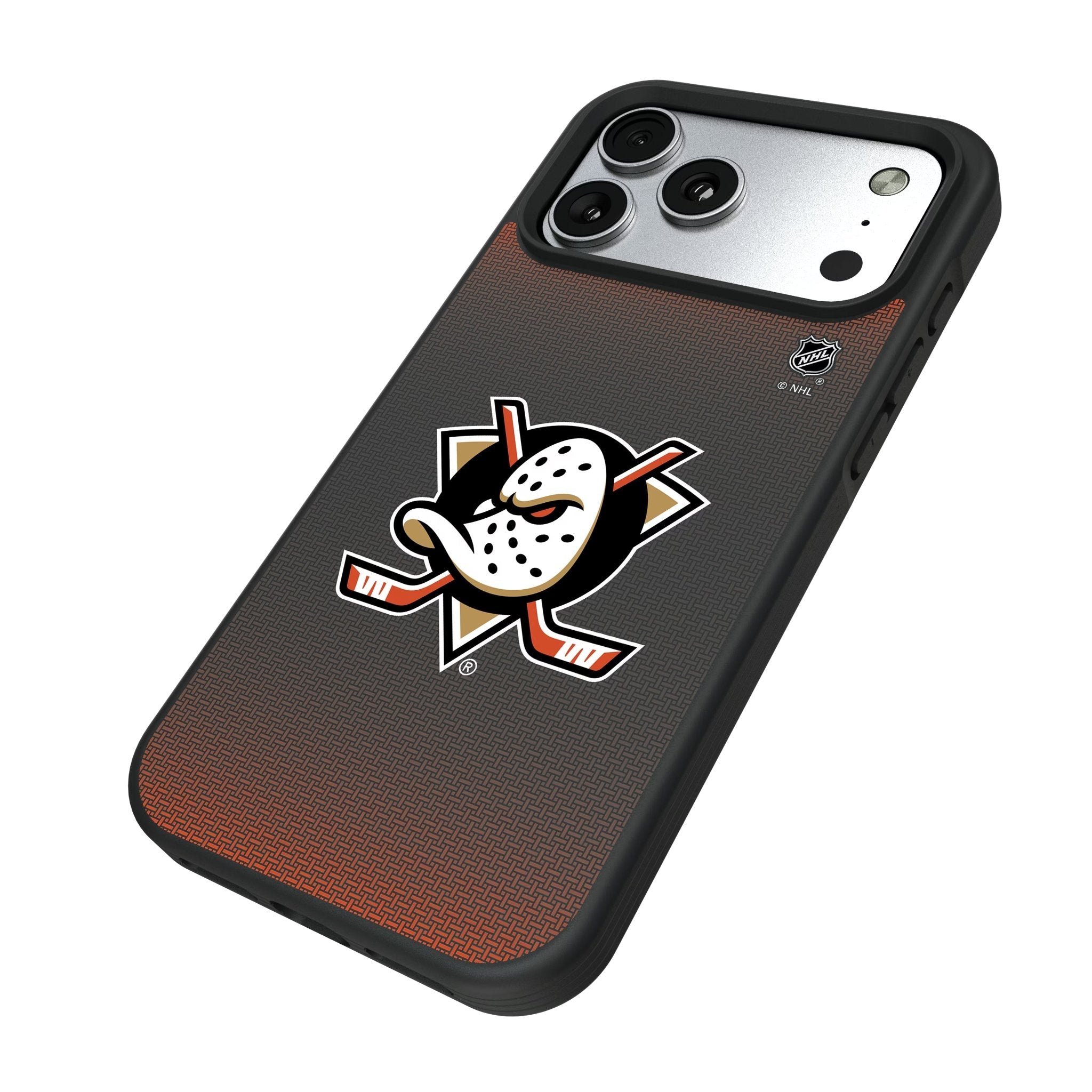 Anaheim Ducks Linen Bump Phone Case for Apple iPhone 17 Series 5