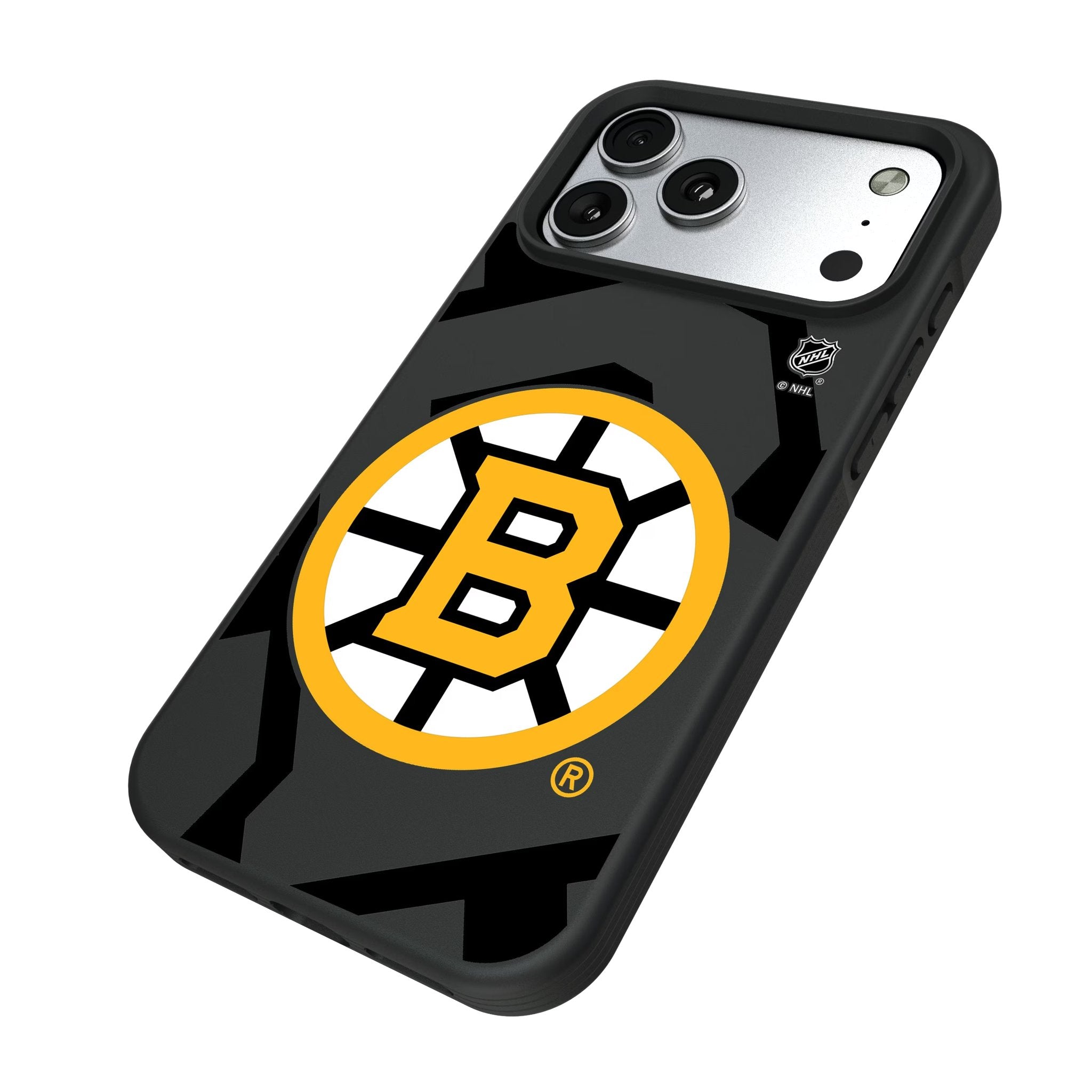 Boston Bruins Monocolor Tilt Bump Phone Case for Apple iPhone 17 Series 5
