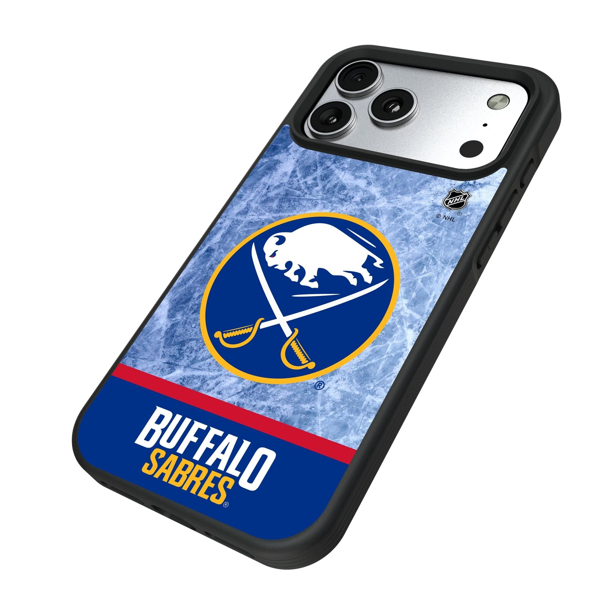 Buffalo Sabres Ice Wordmark Bump Phone Case for Apple iPhone 17 Series 5