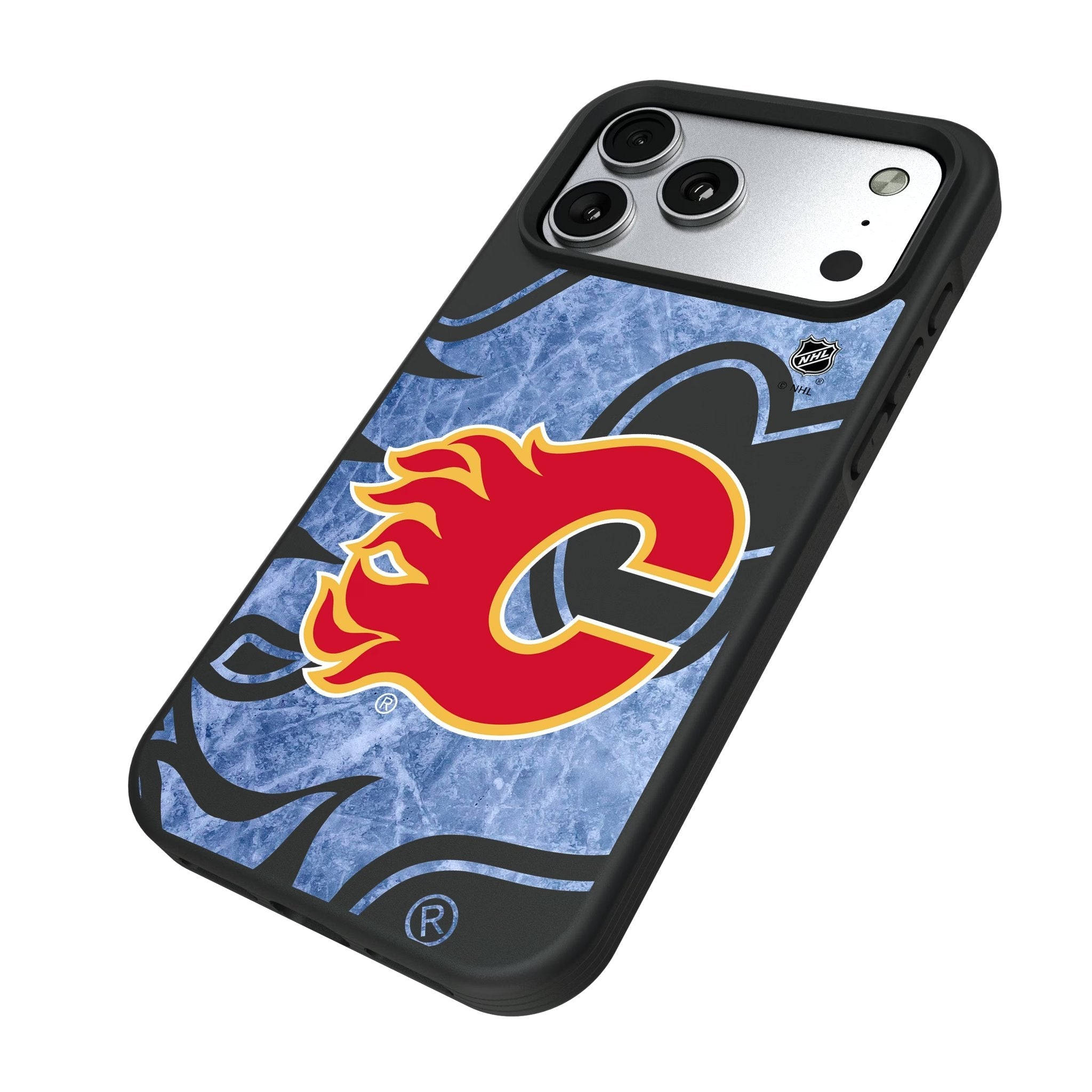 Calgary Flames Ice Tilt Bump Phone Case for Apple iPhone 17 Series 5
