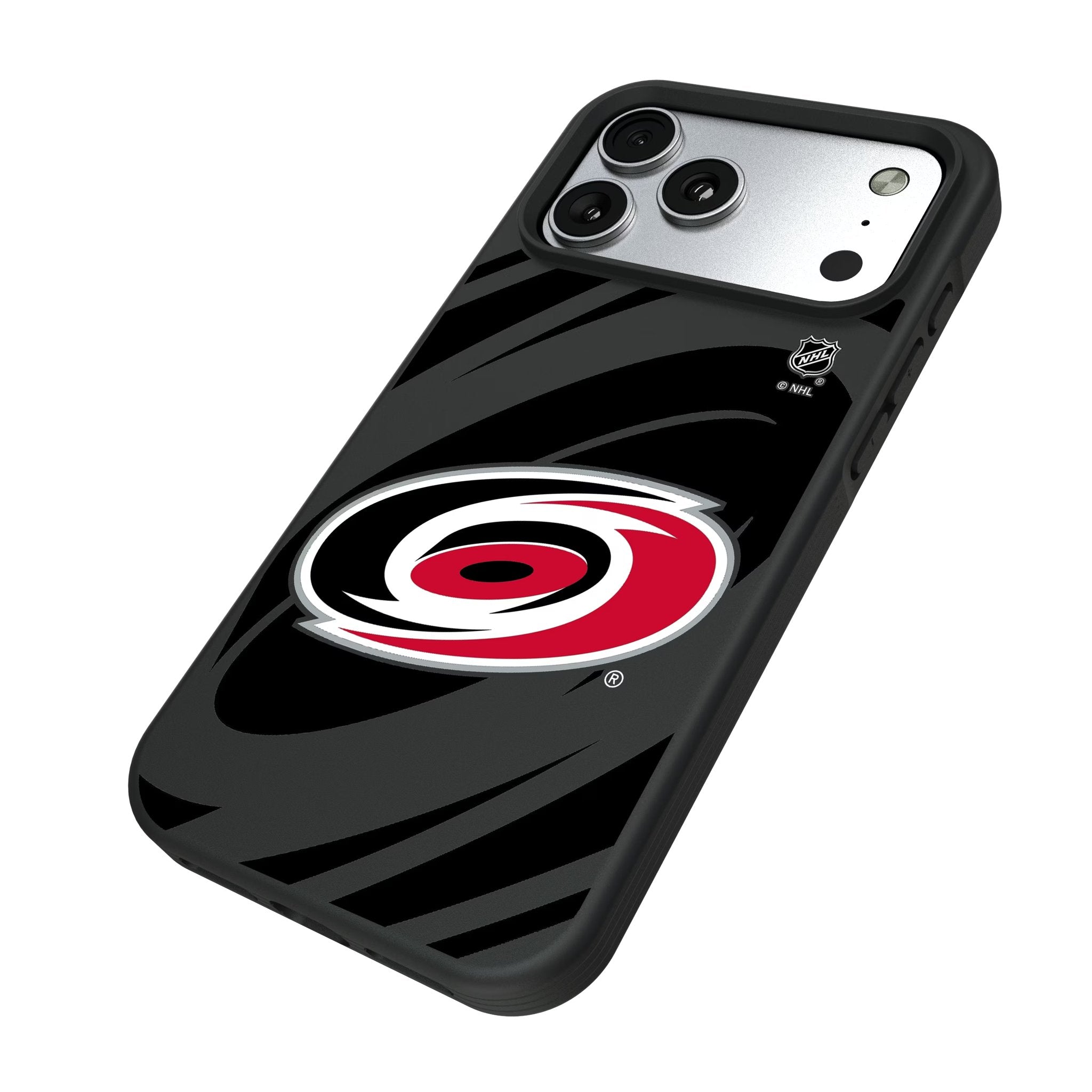 Carolina Hurricanes Monocolor Tilt Bump Phone Case for Apple iPhone 17 Series 5