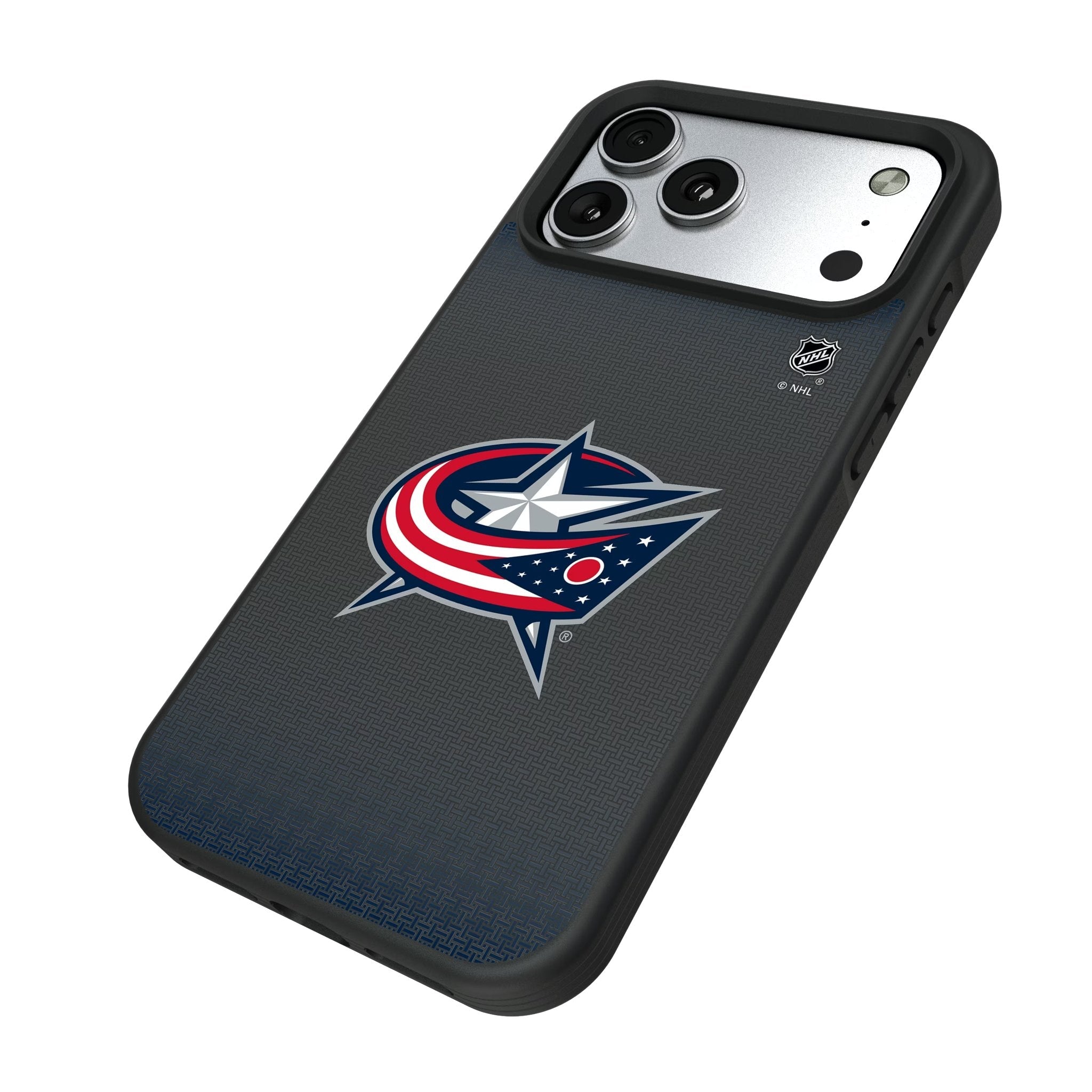 Columbus Blue Jackets Linen Bump Phone Case for Apple iPhone 17 Series 5