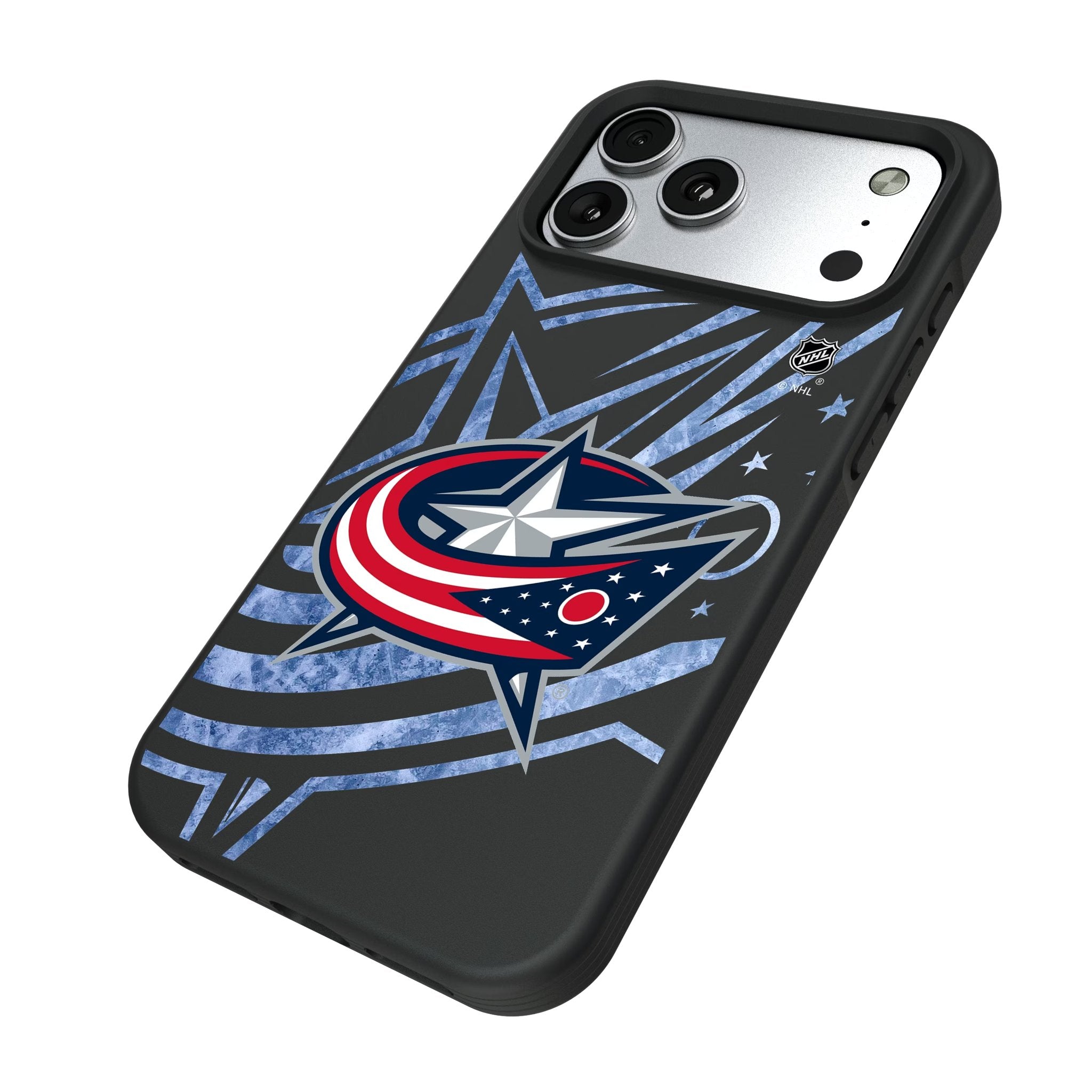 Columbus Blue Jackets Ice Tilt Bump Phone Case for Apple iPhone 17 Series 5
