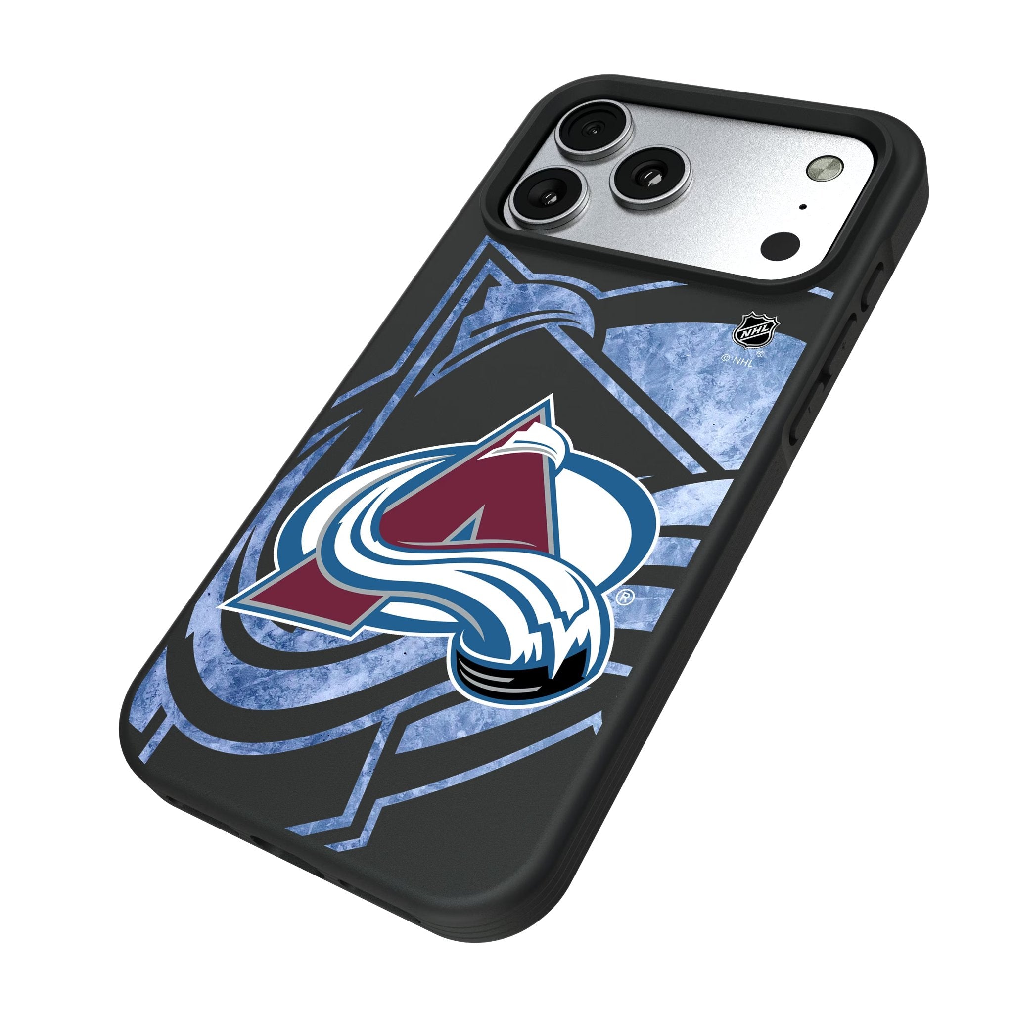 Colorado Avalanche Ice Tilt Bump Phone Case for Apple iPhone 17 Series 5