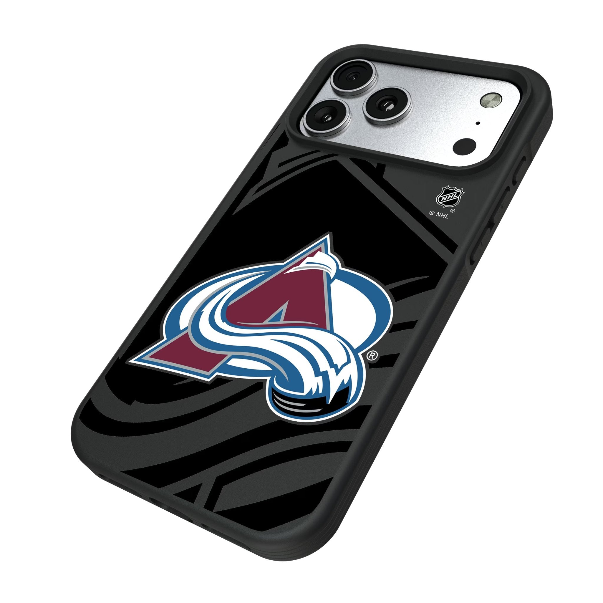 Colorado Avalanche Monocolor Tilt Bump Phone Case for Apple iPhone 17 Series 5