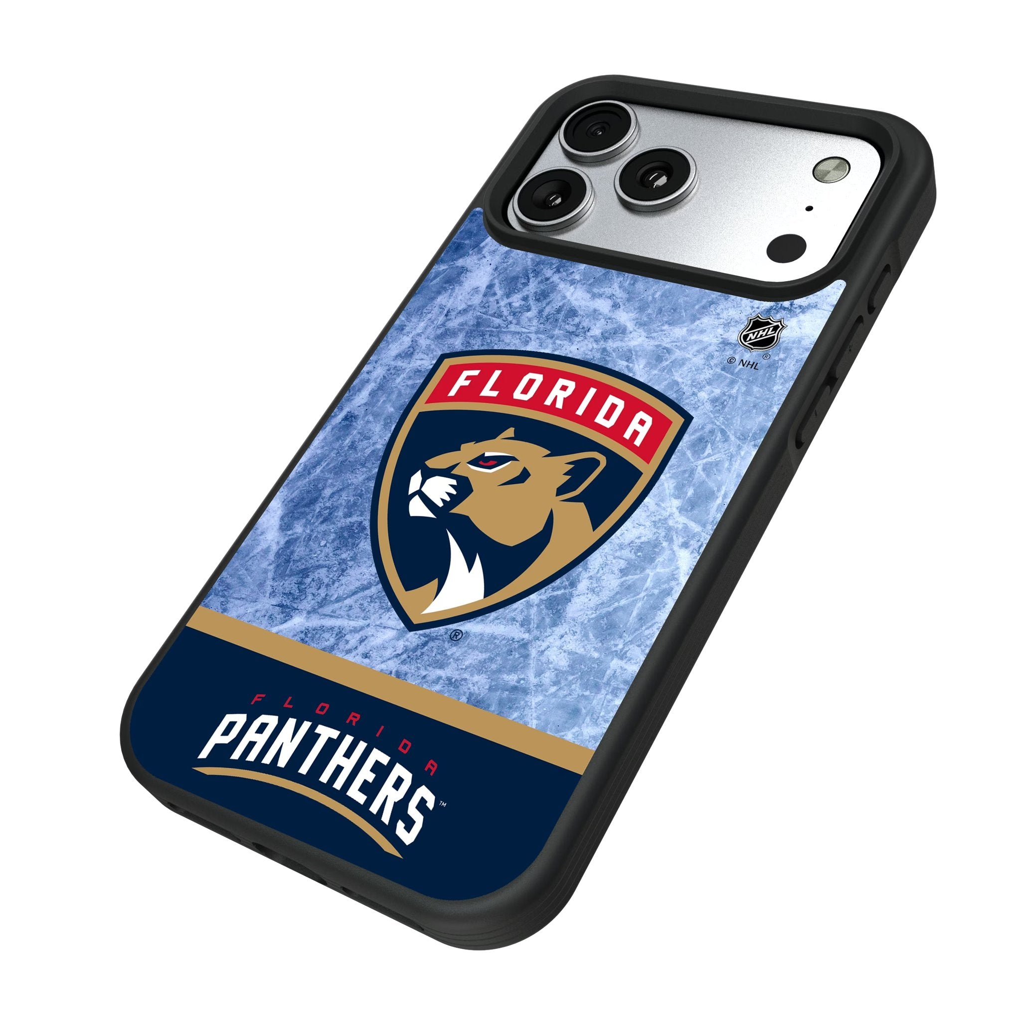 Florida Panthers Ice Wordmark Bump Phone Case for Apple iPhone 17 Series 5