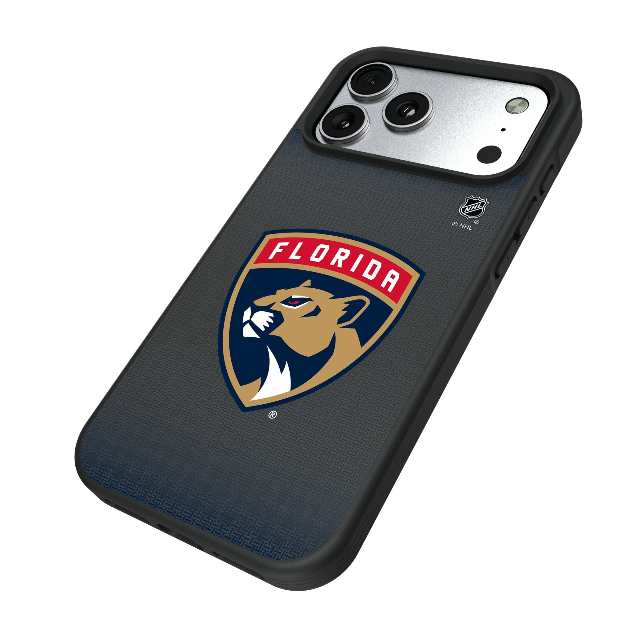 Florida Panthers Linen Bump Phone Case for Apple iPhone 17 Series 5