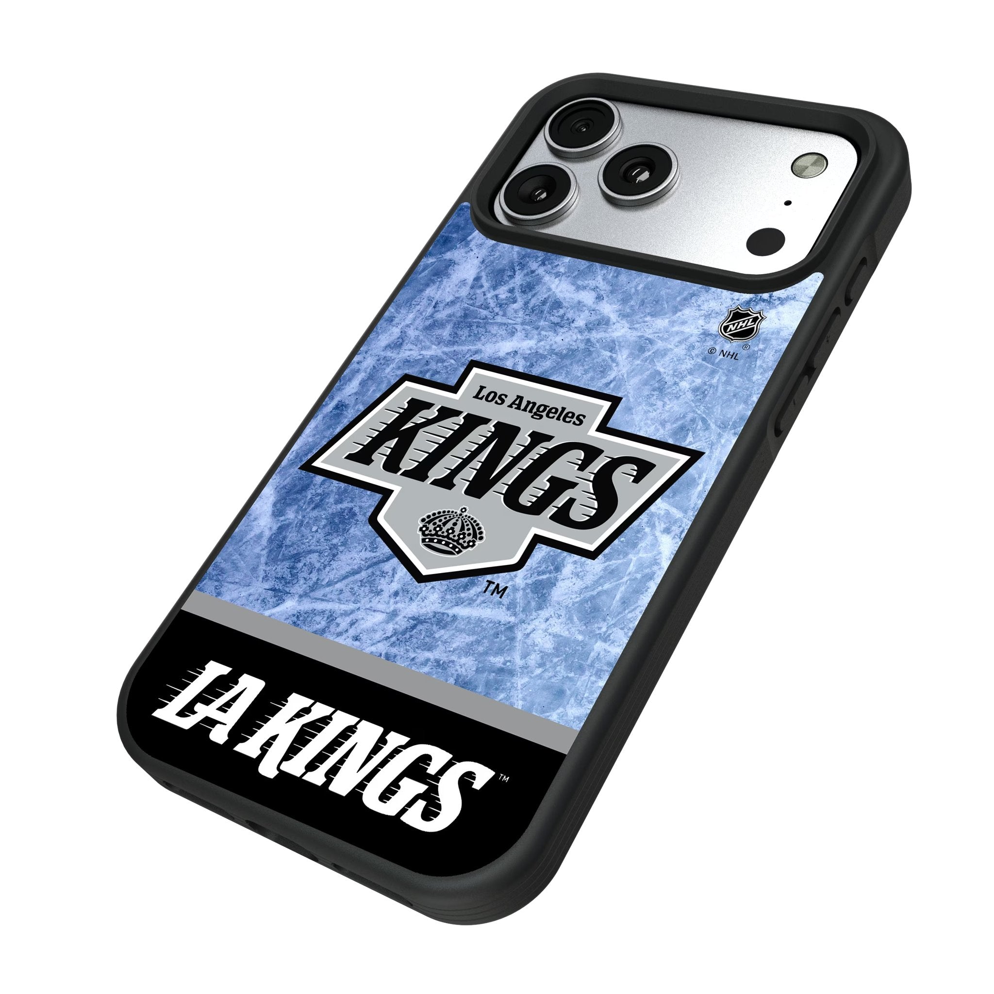 LA Kings Ice Wordmark Bump Phone Case for Apple iPhone 17 Series 5