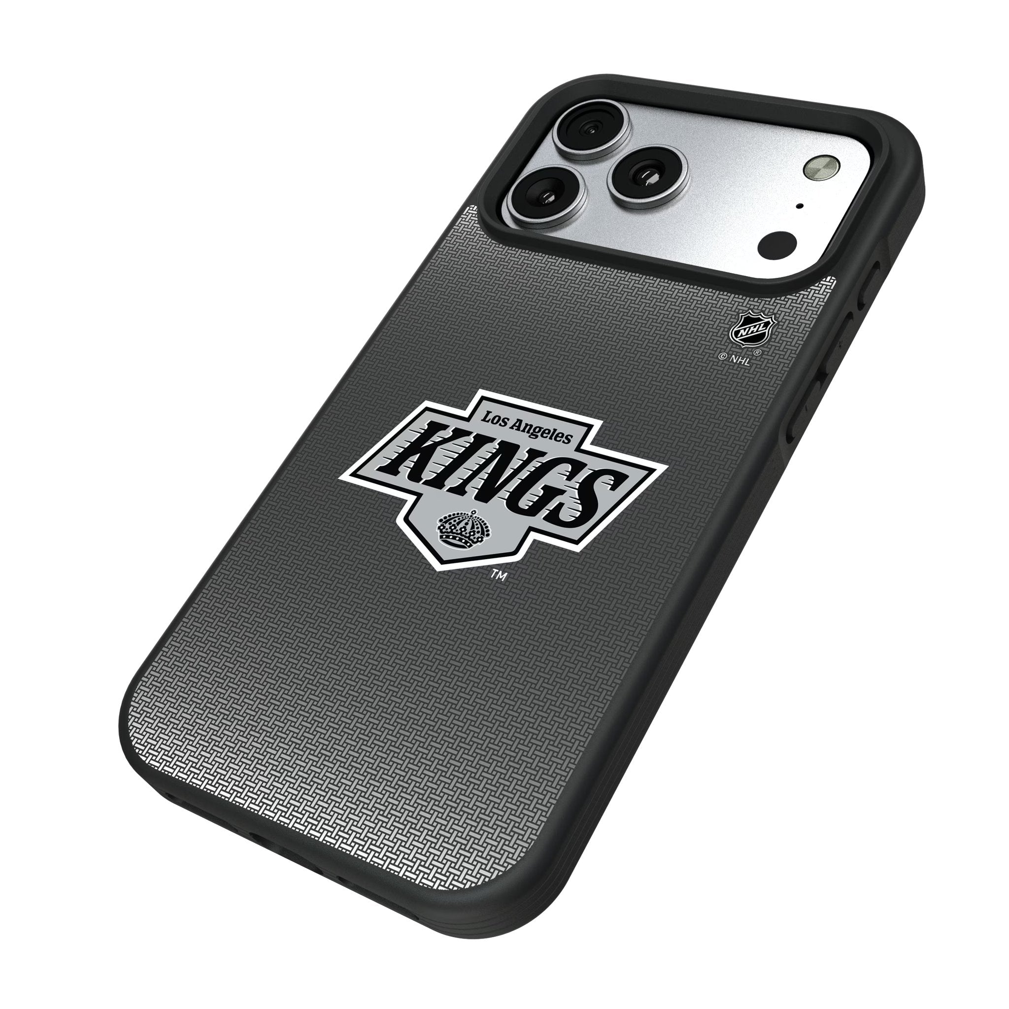 LA Kings Linen Bump Phone Case for Apple iPhone 17 Series 5