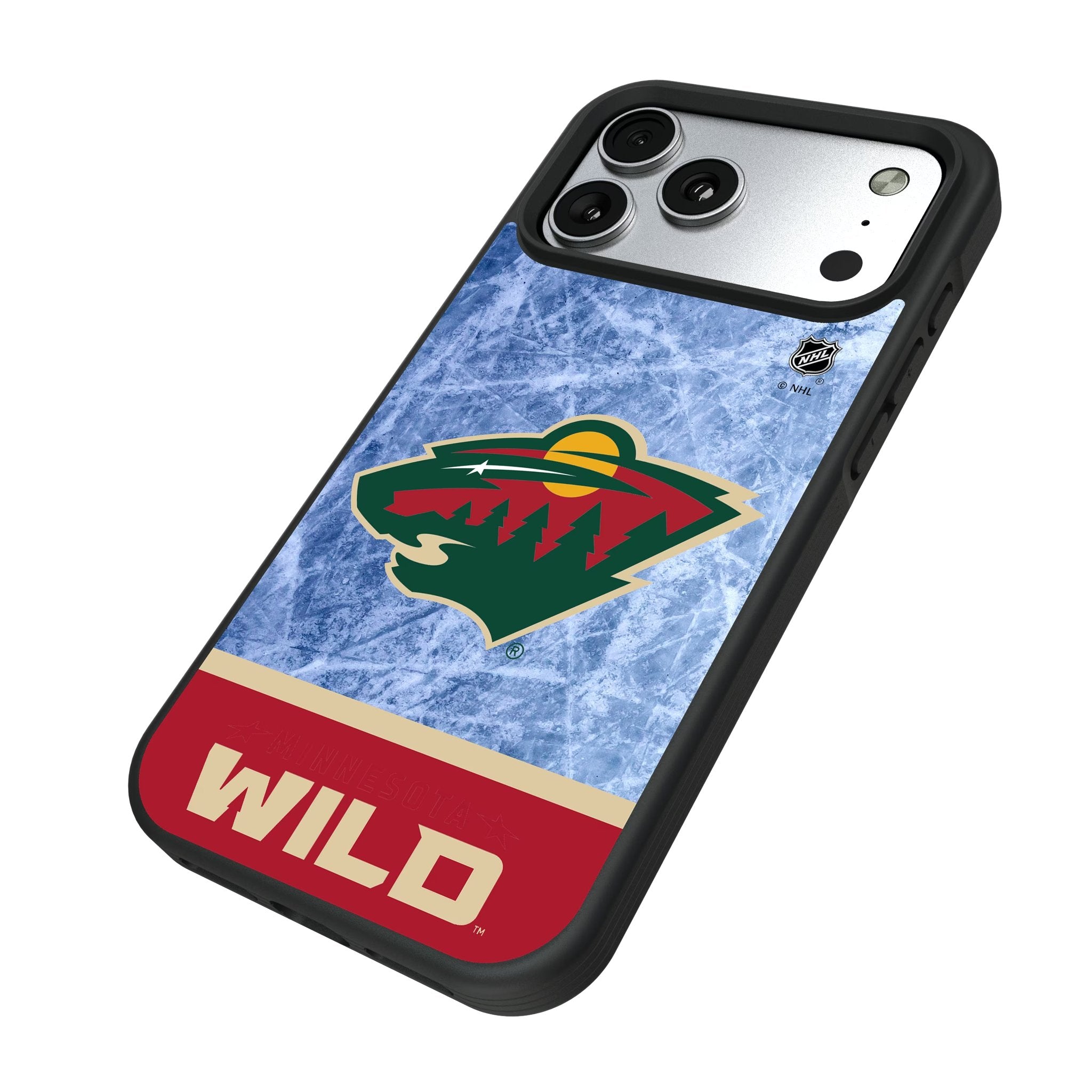 Minnesota Wild Ice Wordmark Bump Phone Case for Apple iPhone 17 Series 5