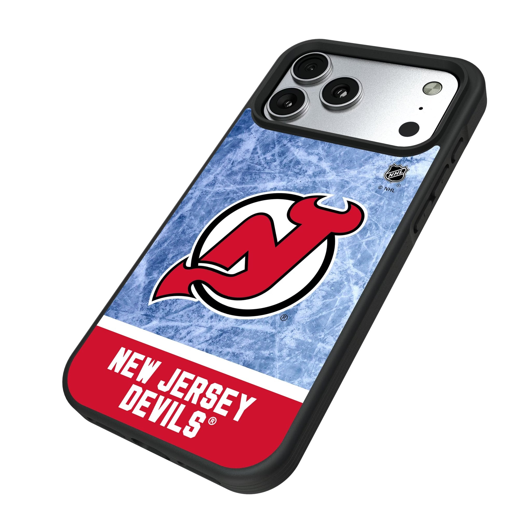 New Jersey Devils Ice Wordmark Bump Phone Case for Apple iPhone 17 Series 5
