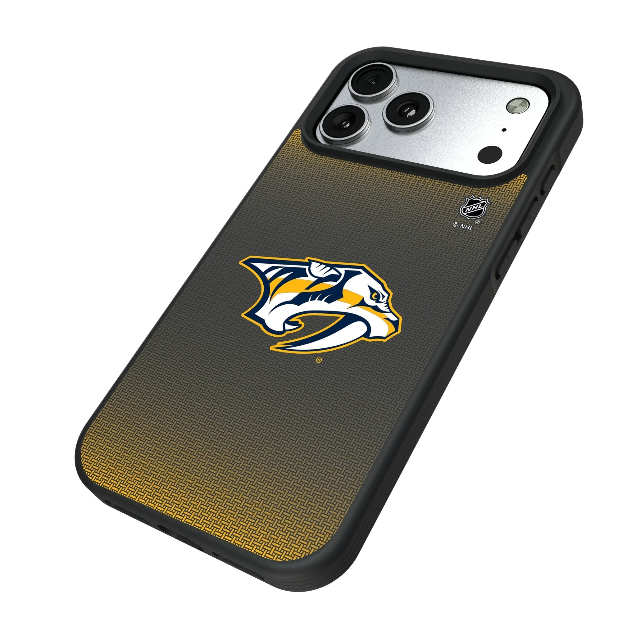 Nashville Predators Linen Bump Phone Case for Apple iPhone 17 Series 5