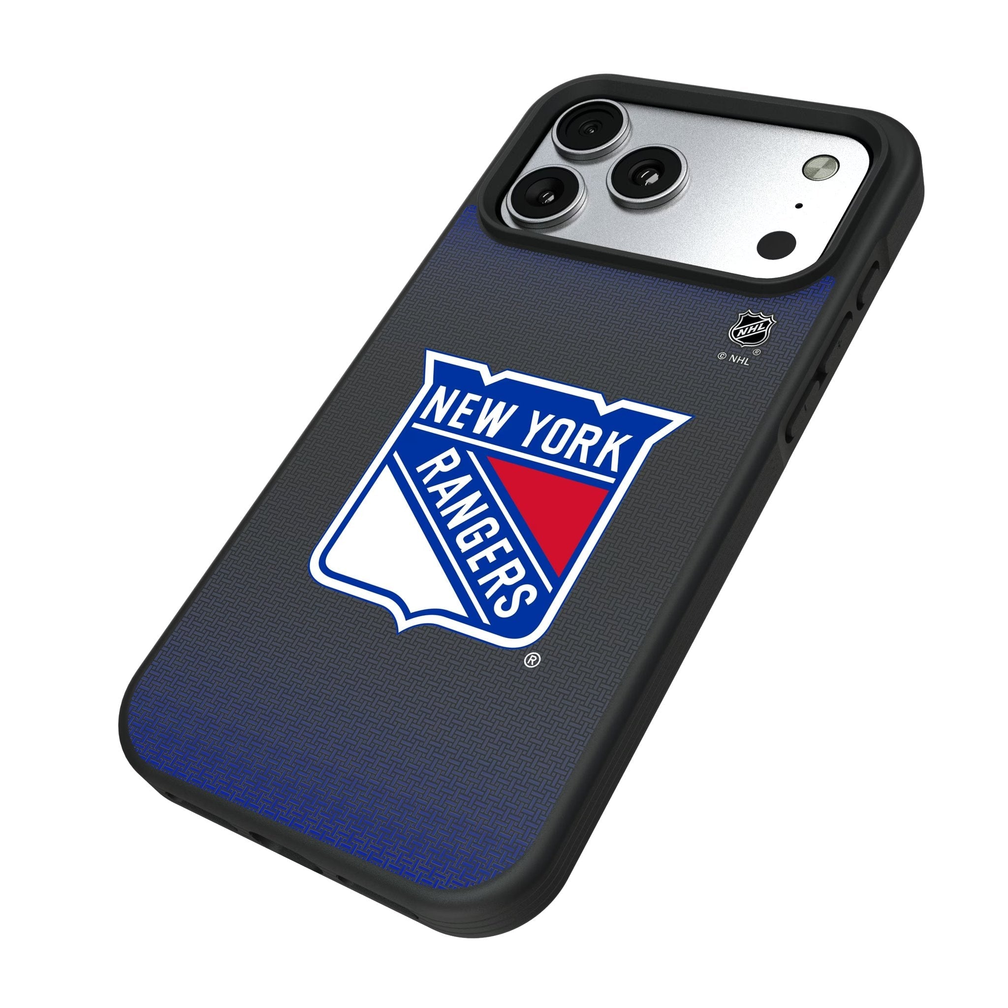 New York Rangers Linen Bump Phone Case for Apple iPhone 17 Series 5