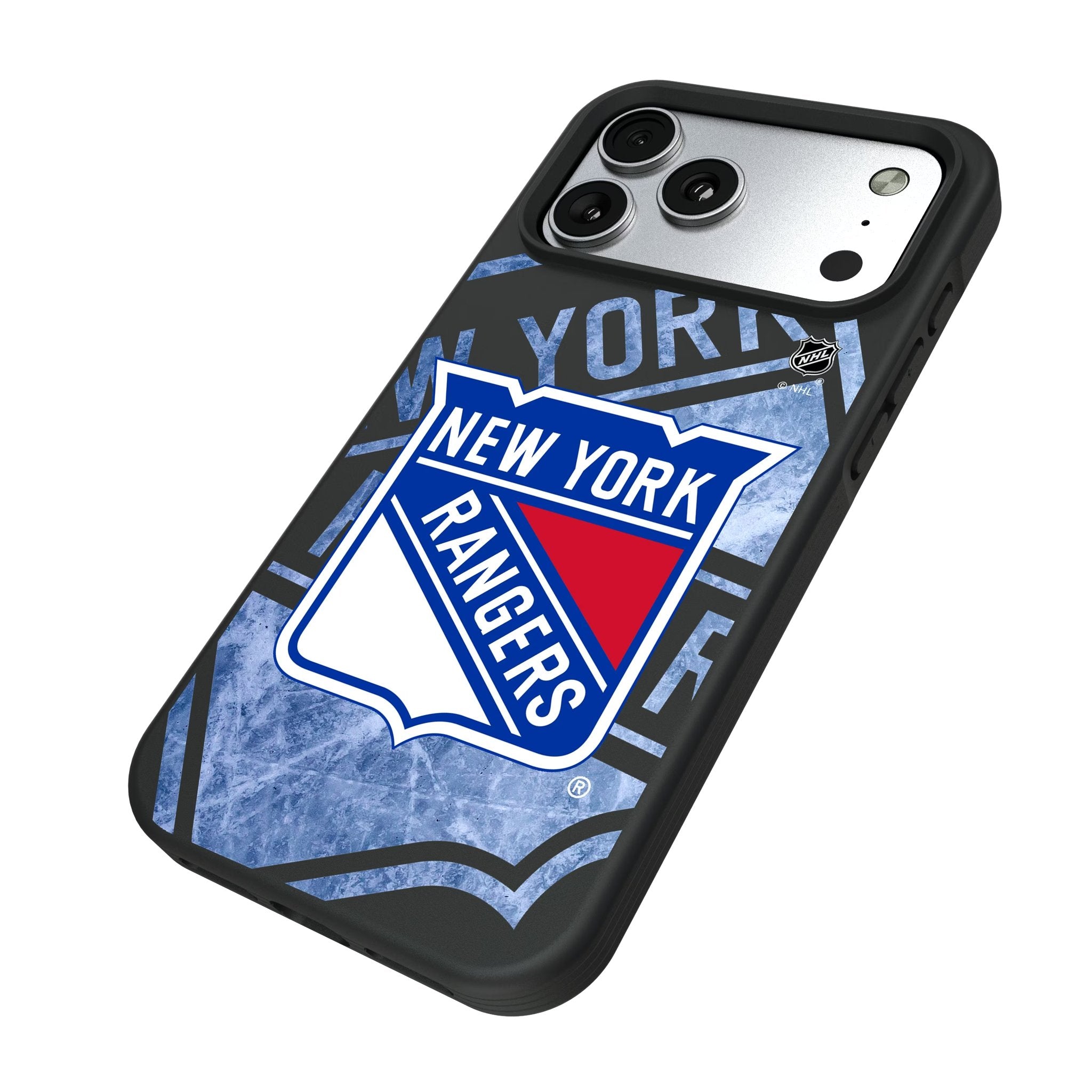 New York Rangers Ice Tilt Bump Phone Case for Apple iPhone 17 Series 5