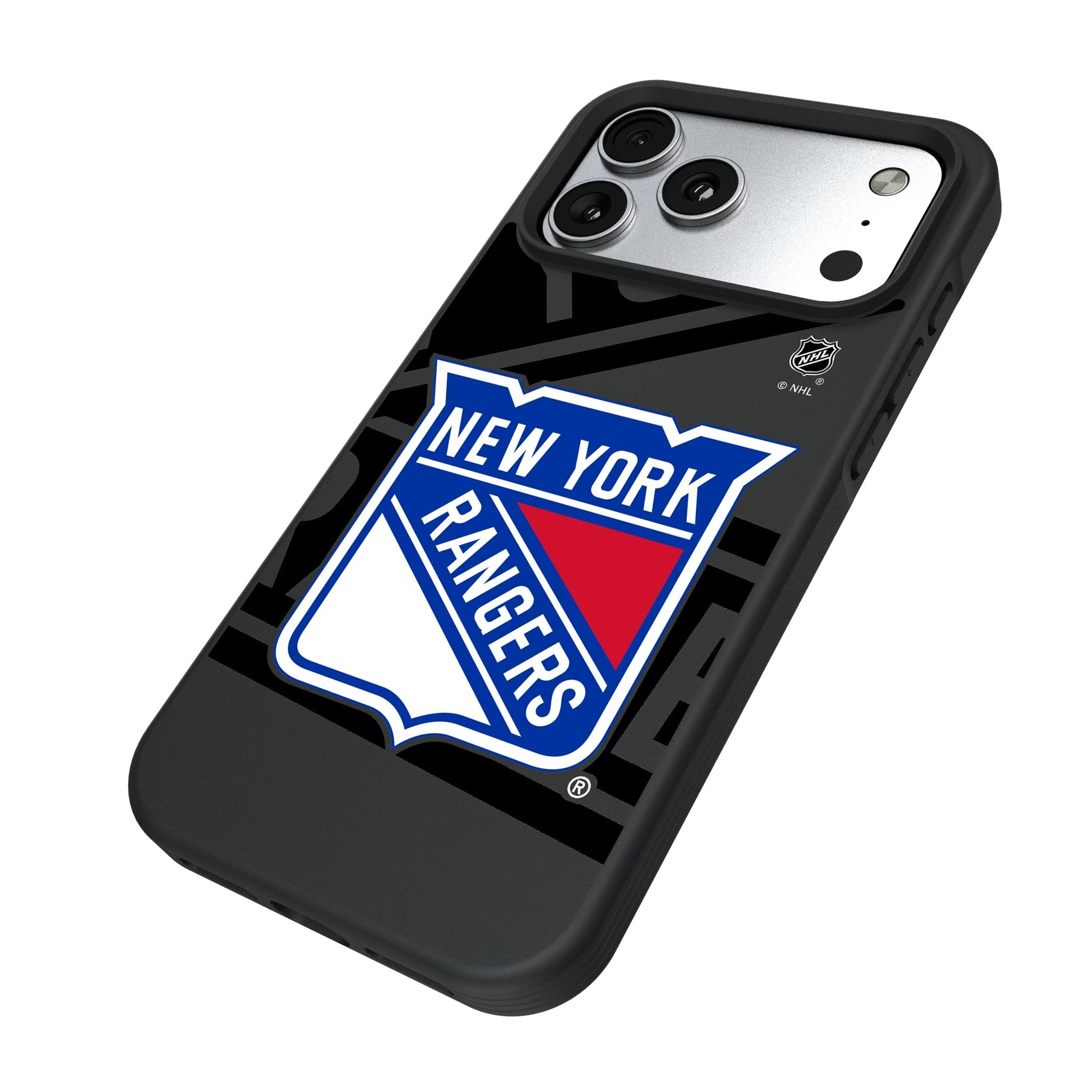 New York Rangers Monocolor Tilt Bump Phone Case for Apple iPhone 17 Series 5