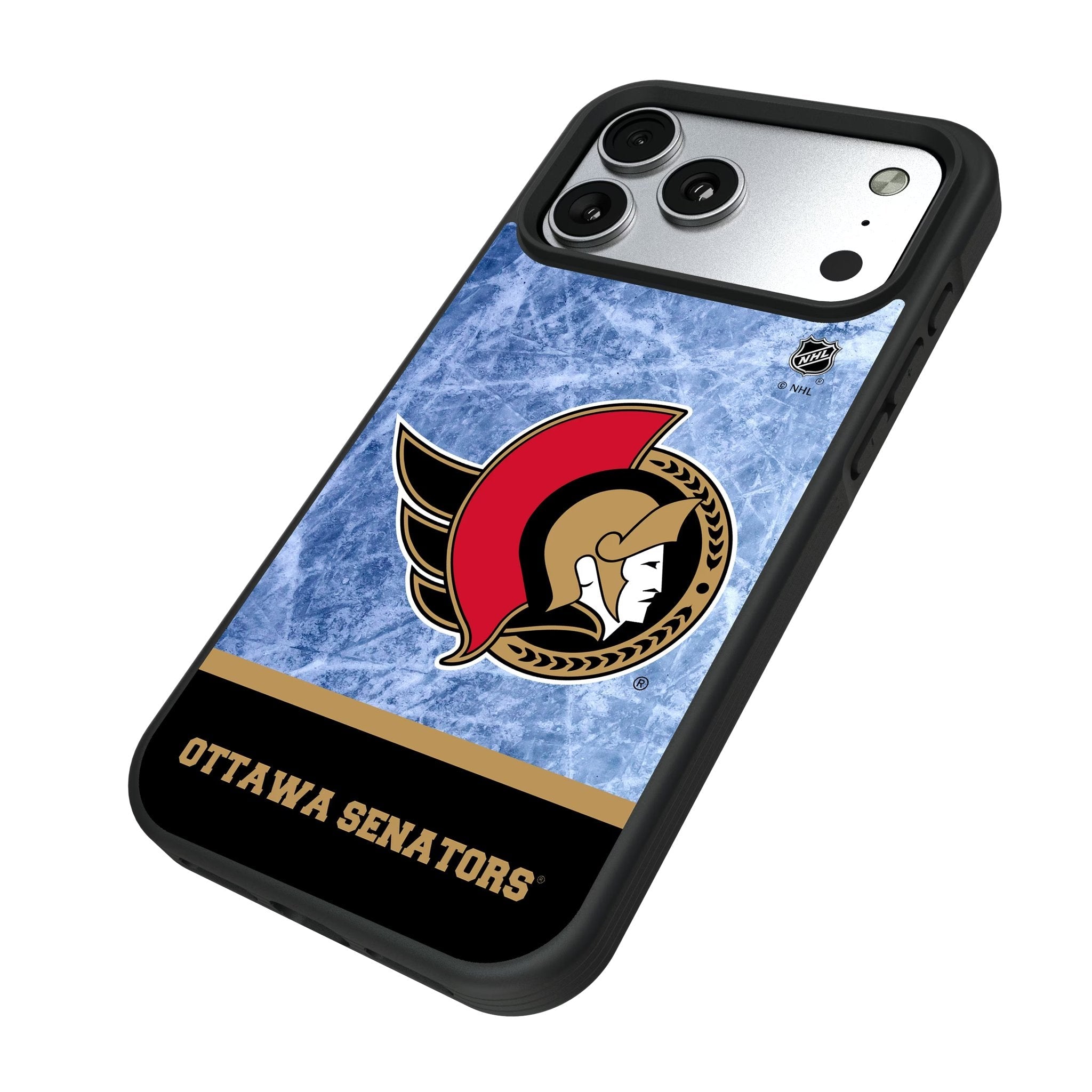 Ottawa Senators Ice Wordmark Bump Phone Case for Apple iPhone 17 Series 5