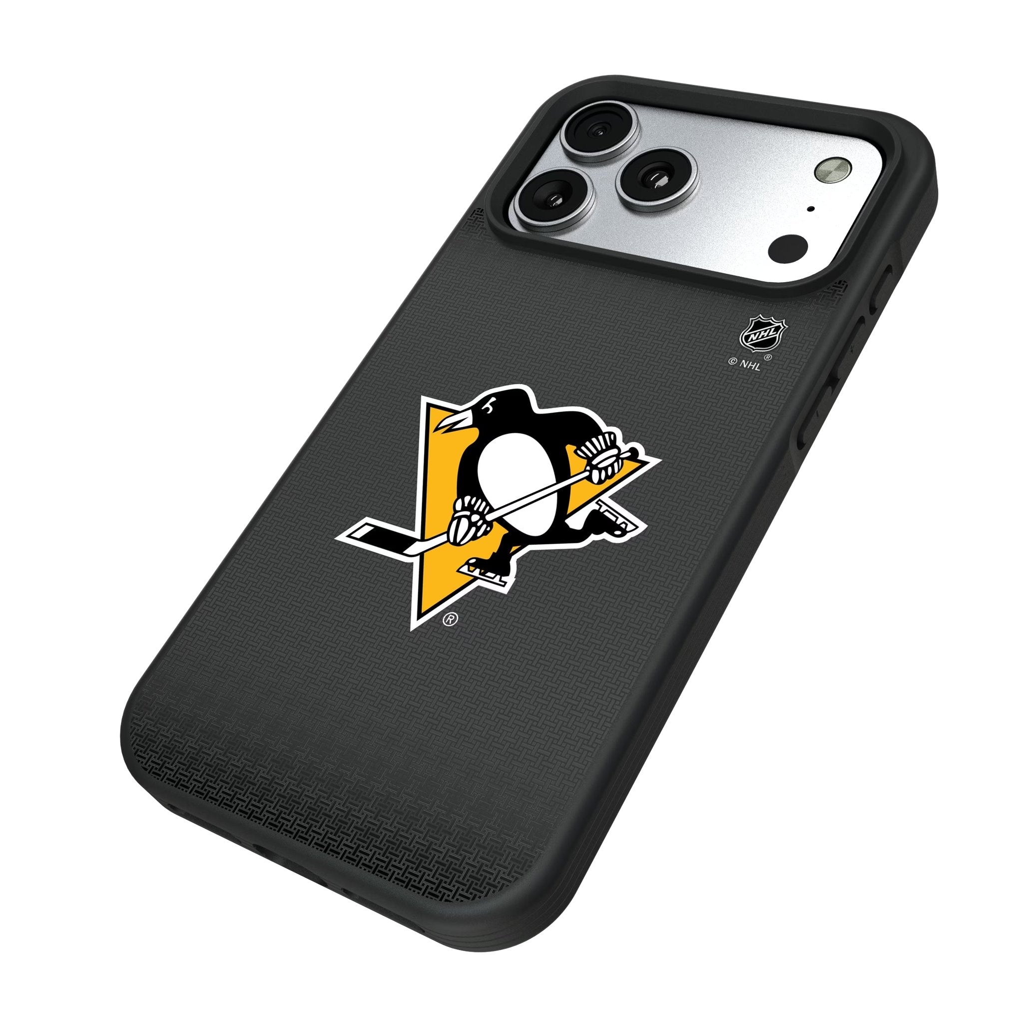 Pittsburgh Penguins Linen Bump Phone Case for Apple iPhone 17 Series 5