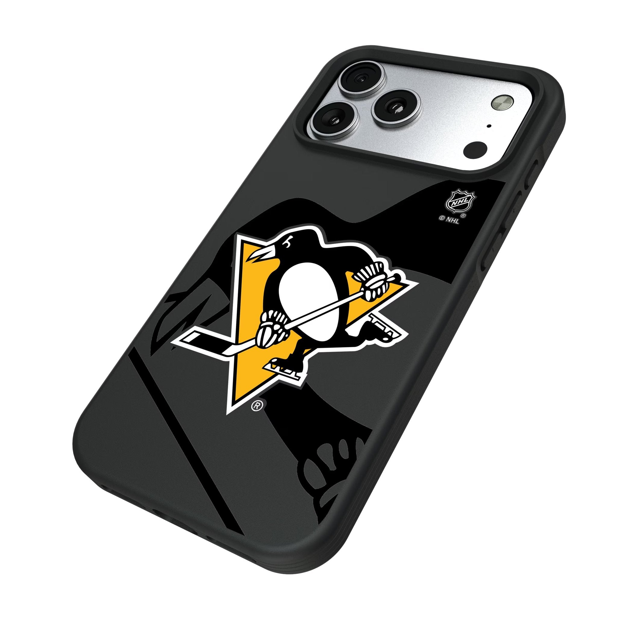 Pittsburgh Penguins Monocolor Tilt Bump Phone Case for Apple iPhone 17 Series 5