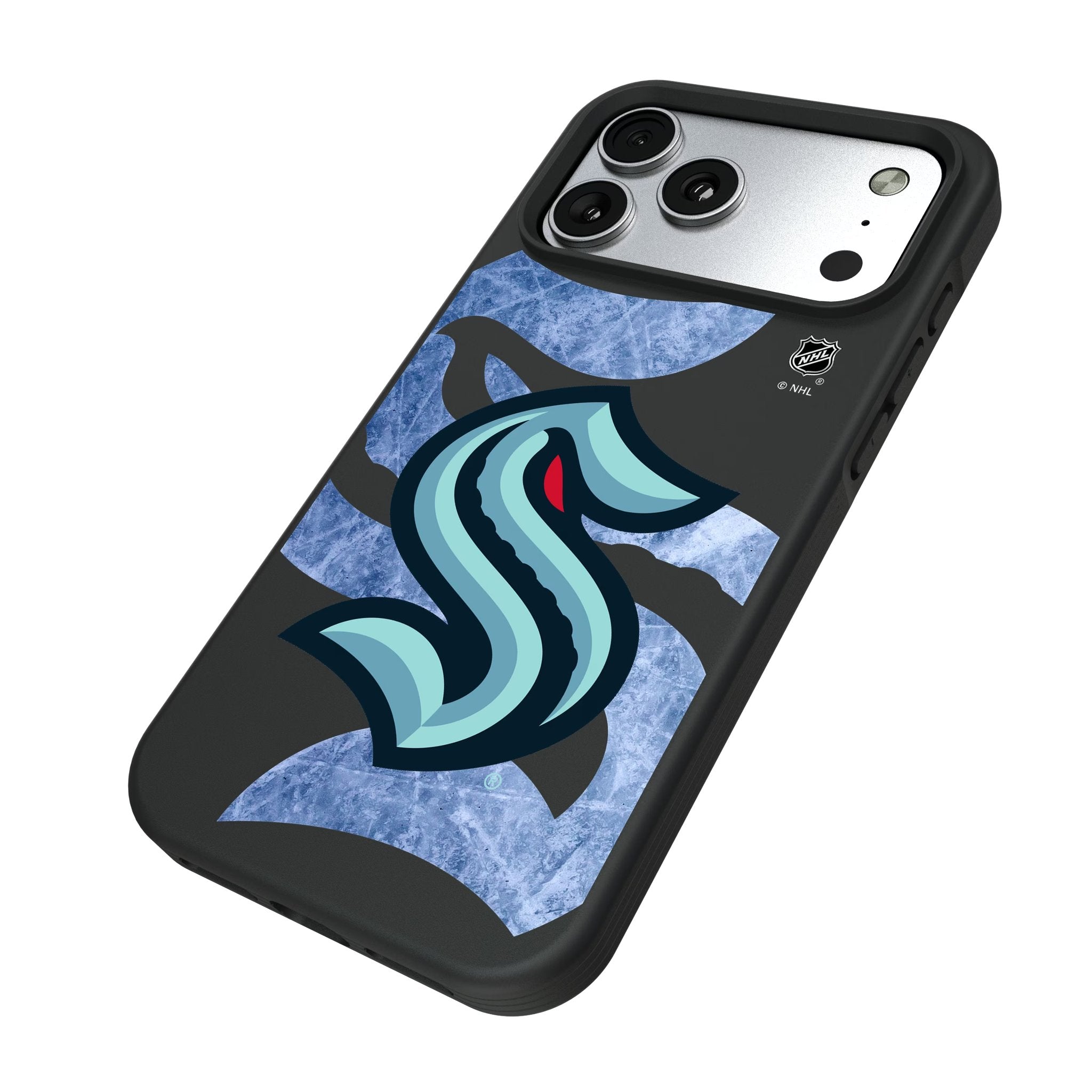 Seattle Kraken Ice Tilt Bump Phone Case for Apple iPhone 17 Series 5