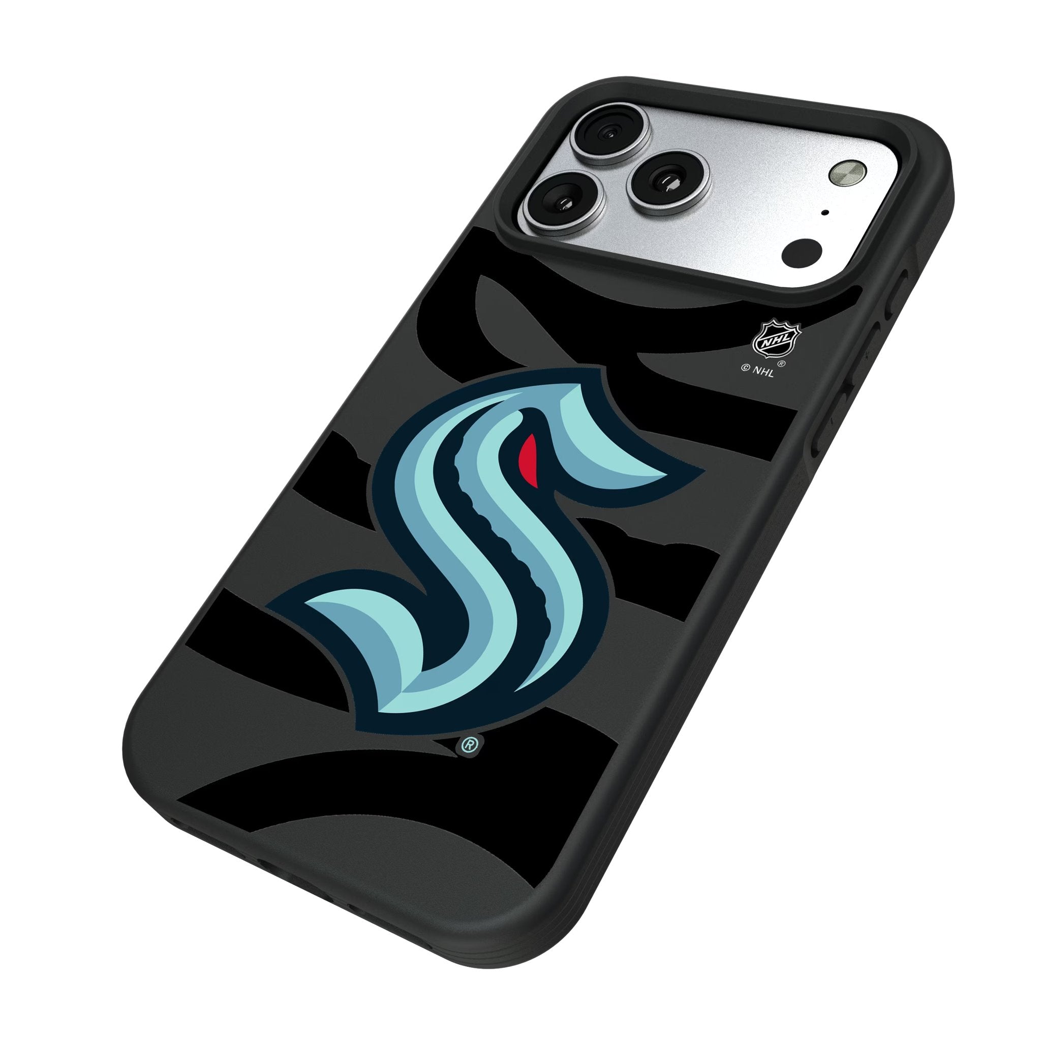 Seattle Kraken Monocolor Tilt Bump Phone Case for Apple iPhone 17 Series 5