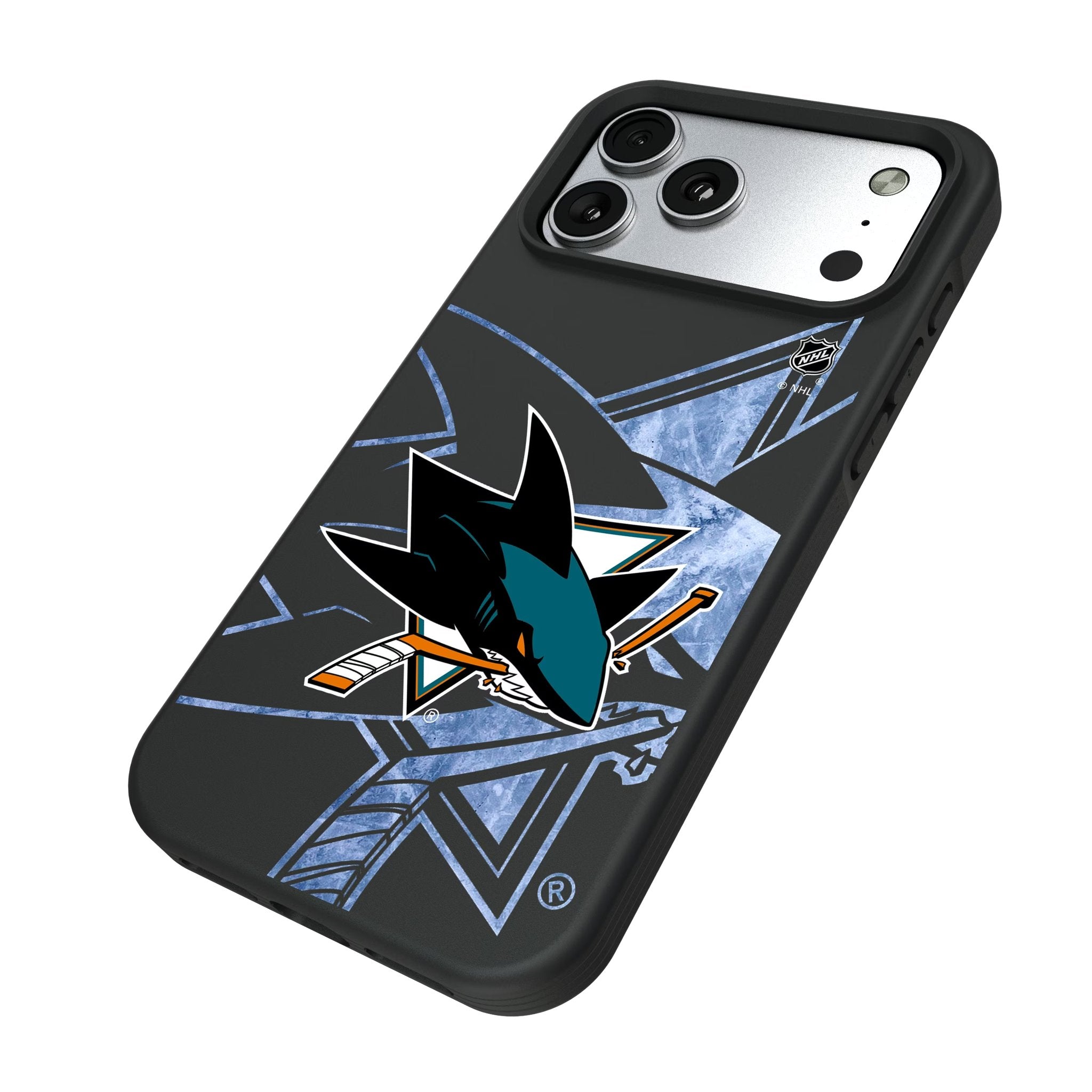 San Jose Sharks Ice Tilt Bump Phone Case for Apple iPhone 17 Series 5