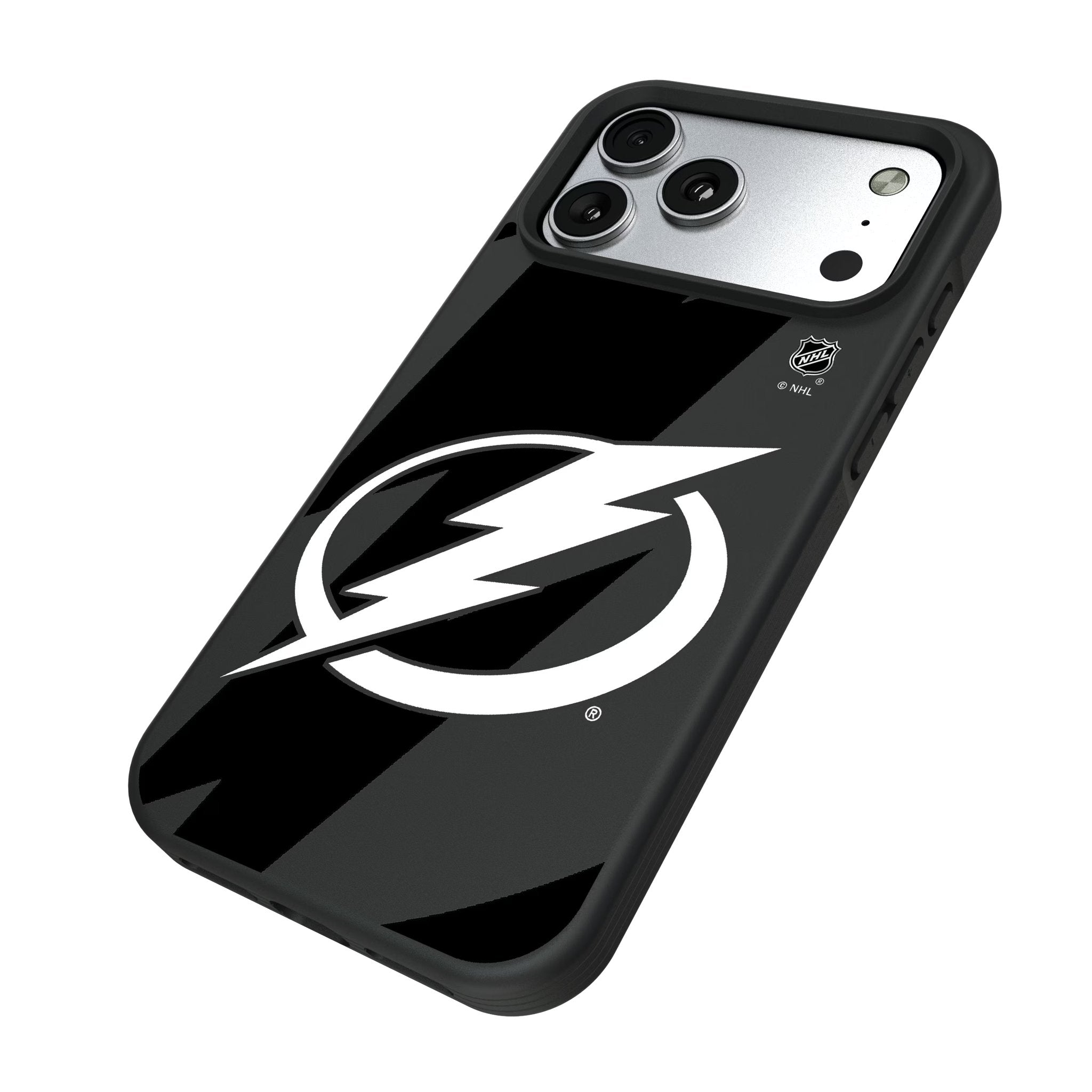 Tampa Bay Lightning Monocolor Tilt Bump Phone Case for Apple iPhone 17 Series 5