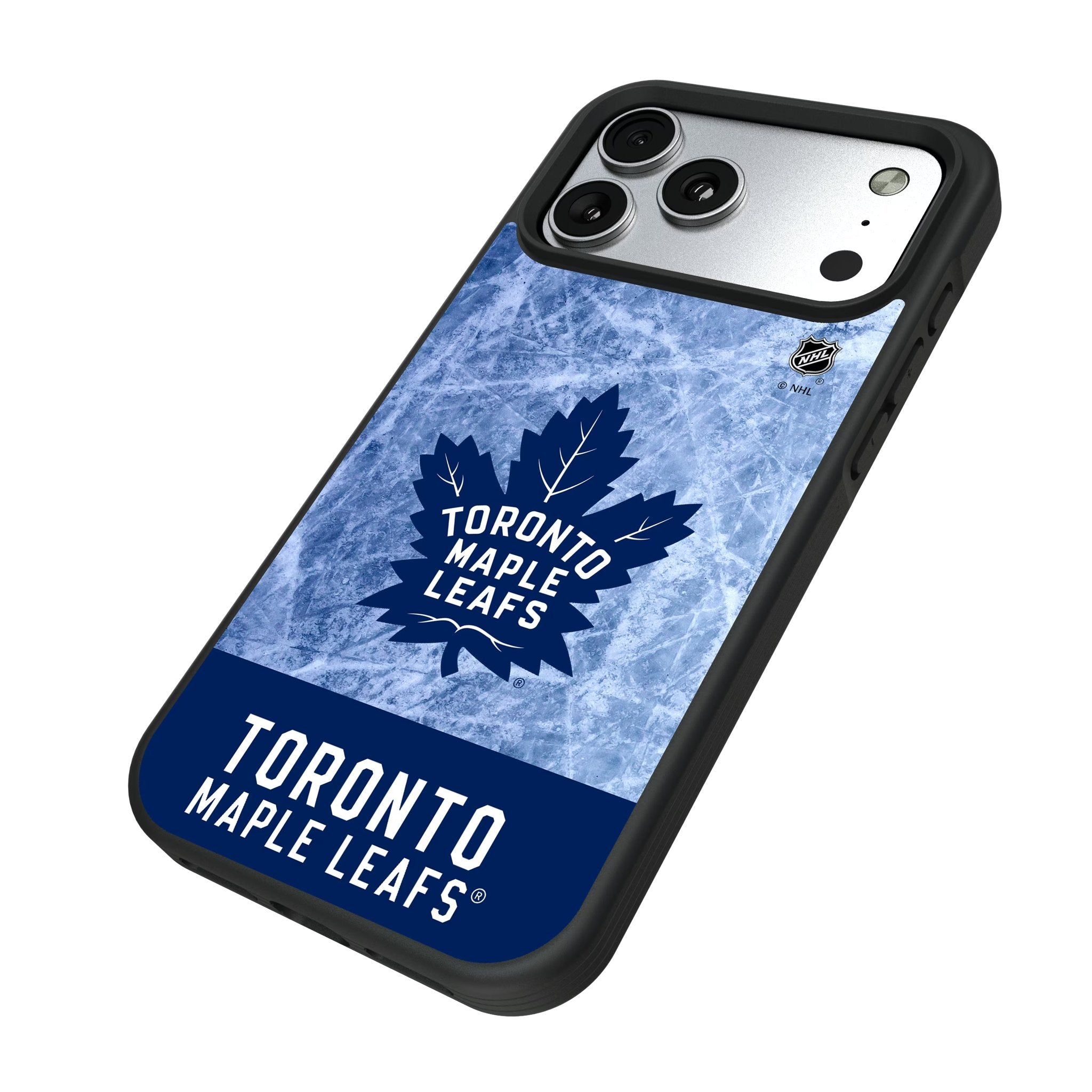 Toronto Maple Leafs Ice Wordmark Bump Phone Case for Apple iPhone 17 Series 5