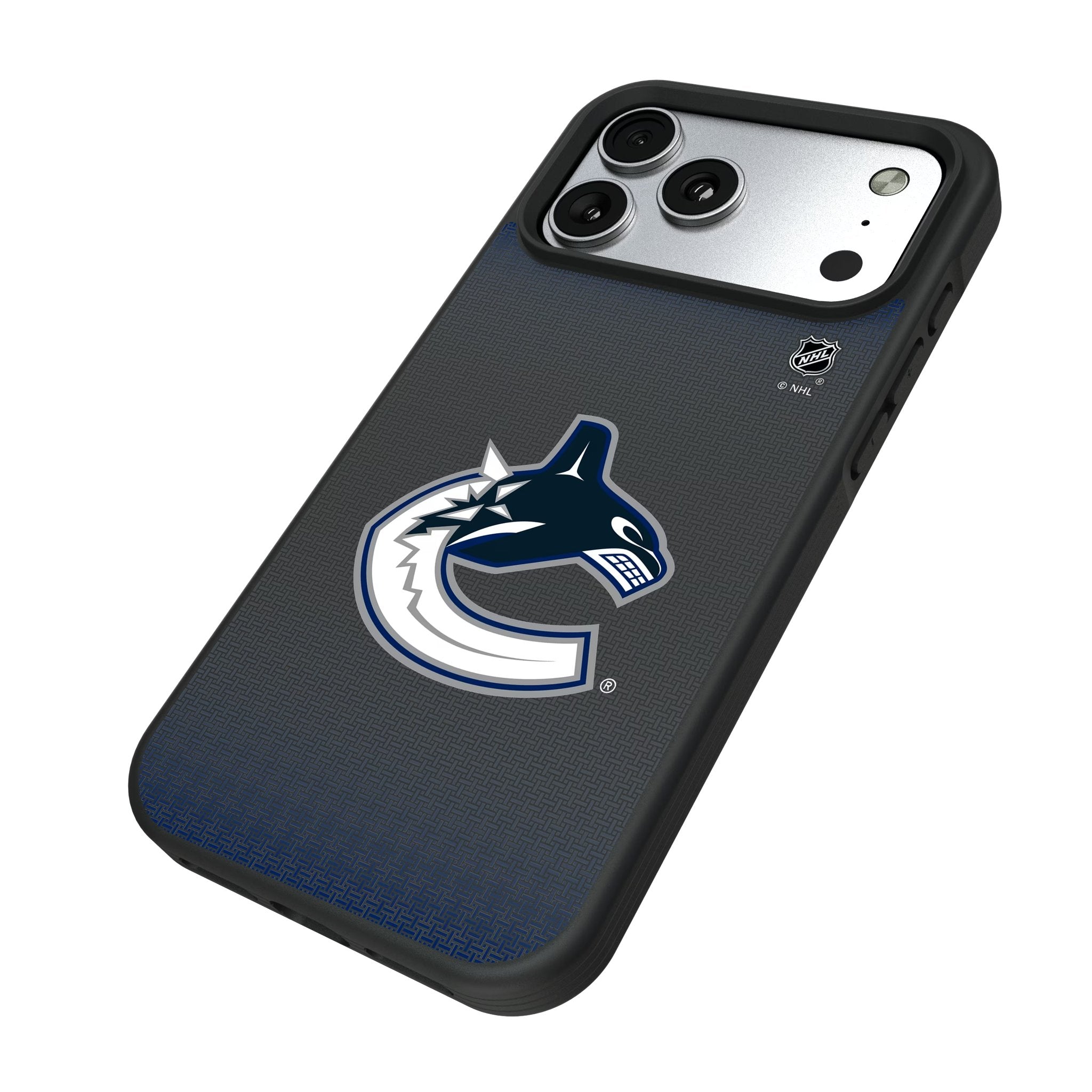 Vancouver Canucks Linen Bump Phone Case for Apple iPhone 17 Series 5