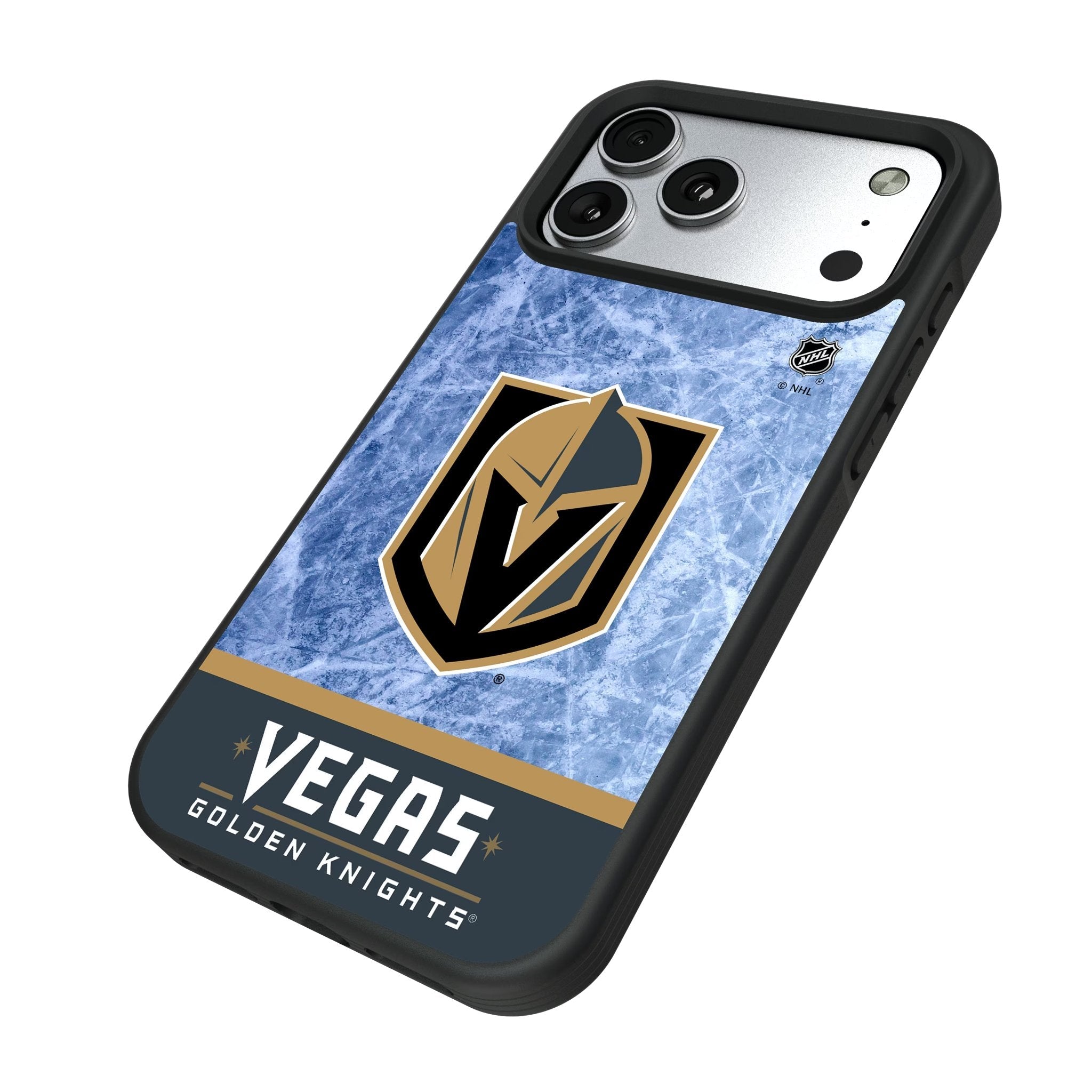 Vegas Golden Knights Ice Wordmark Bump Phone Case for Apple iPhone 17 Series 5