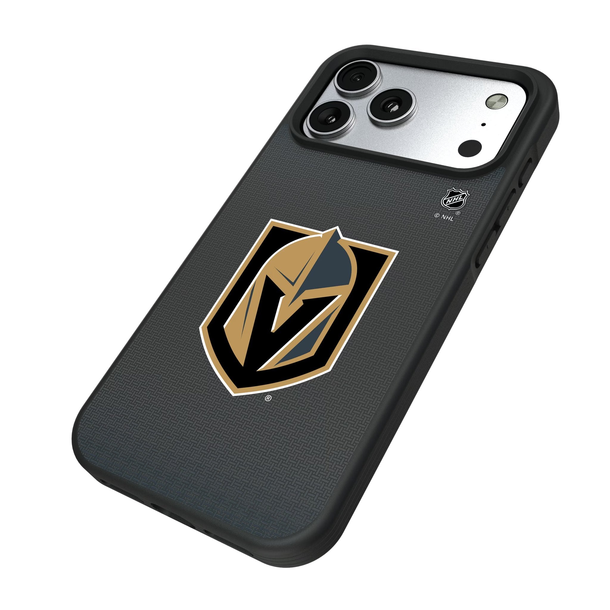 Vegas Golden Knights Linen Bump Phone Case for Apple iPhone 17 Series 5
