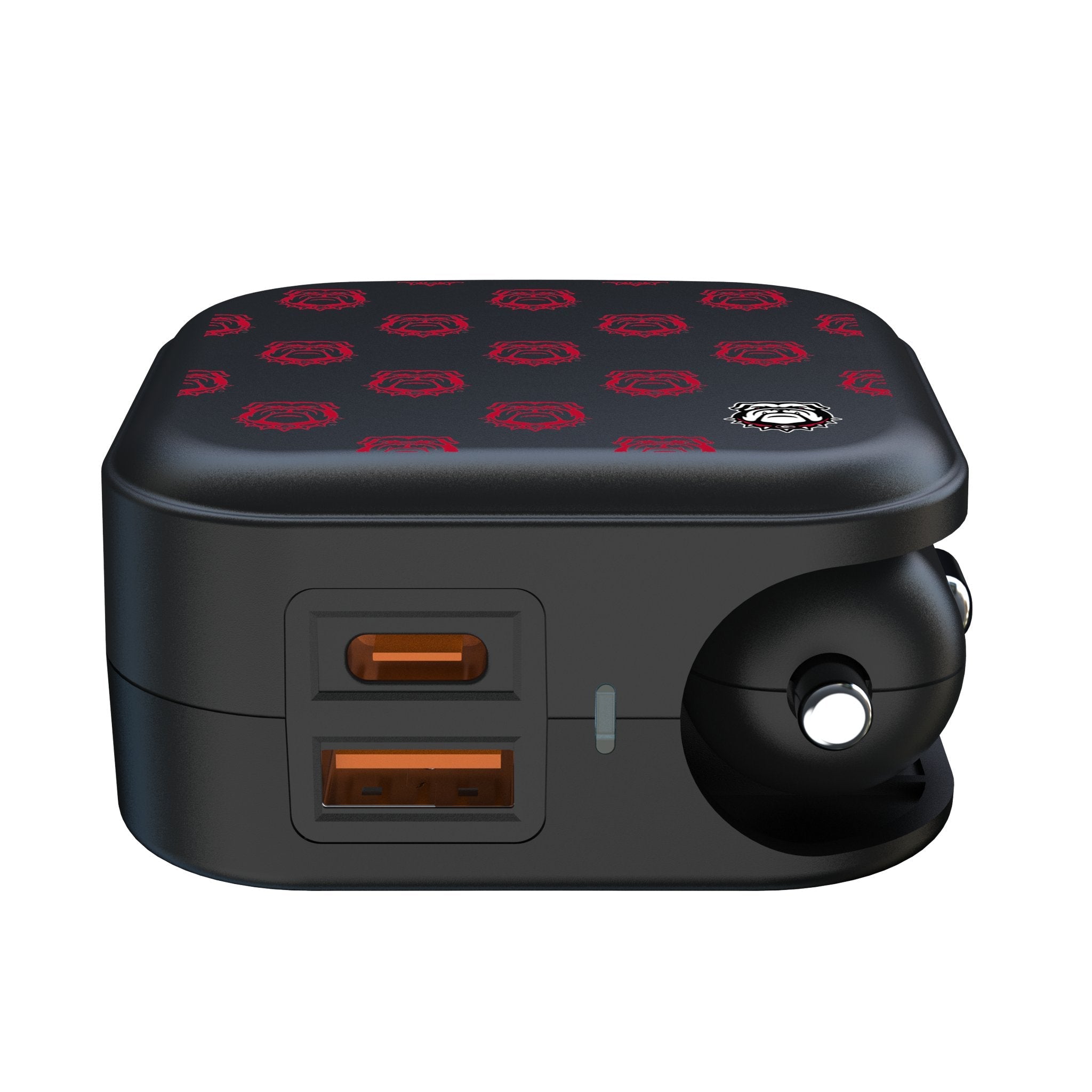 University of Georgia Bulldogs Uga Fashion Pattern 2 in 1 USB A/C Charger 2