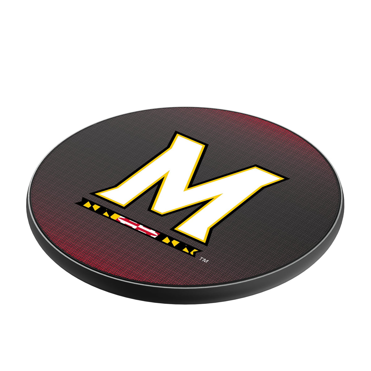 University of Maryland Terrapins Linen 15-Watt Wireless Charger 2