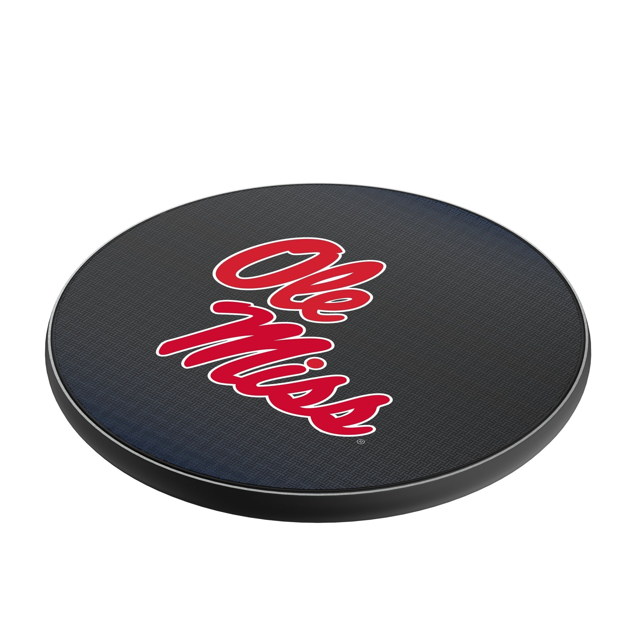 University of Mississippi Rebels Linen 15-Watt Wireless Charger 2