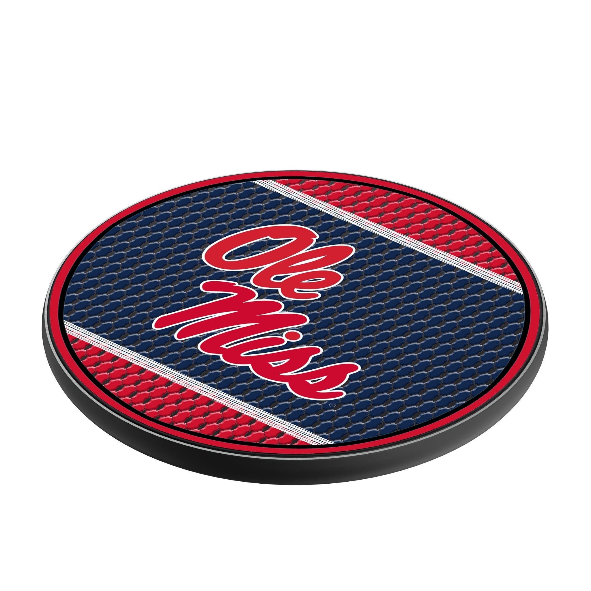 University of Mississippi Rebels Mesh 15-Watt Wireless Charger 2