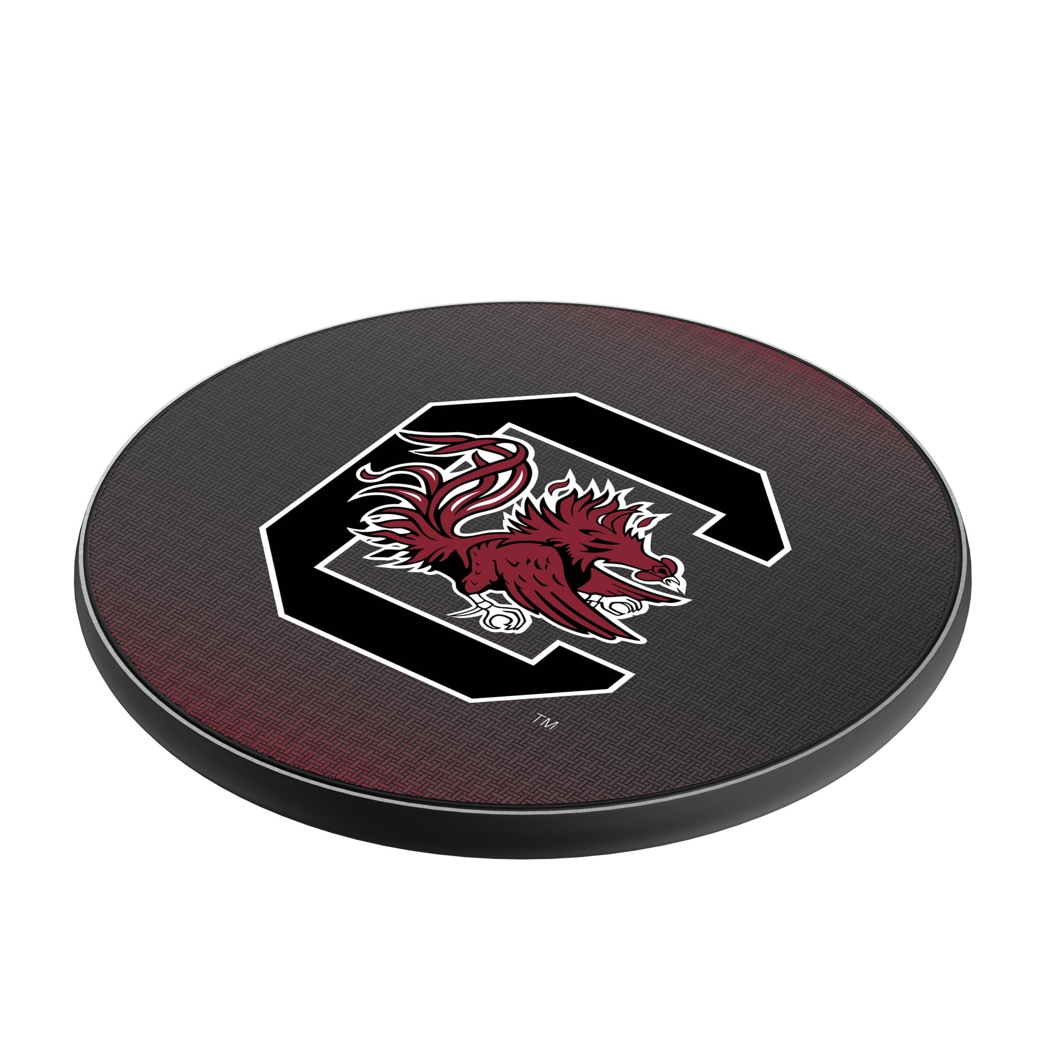 University of South Carolina Gamecocks Linen 15-Watt Wireless Charger 2