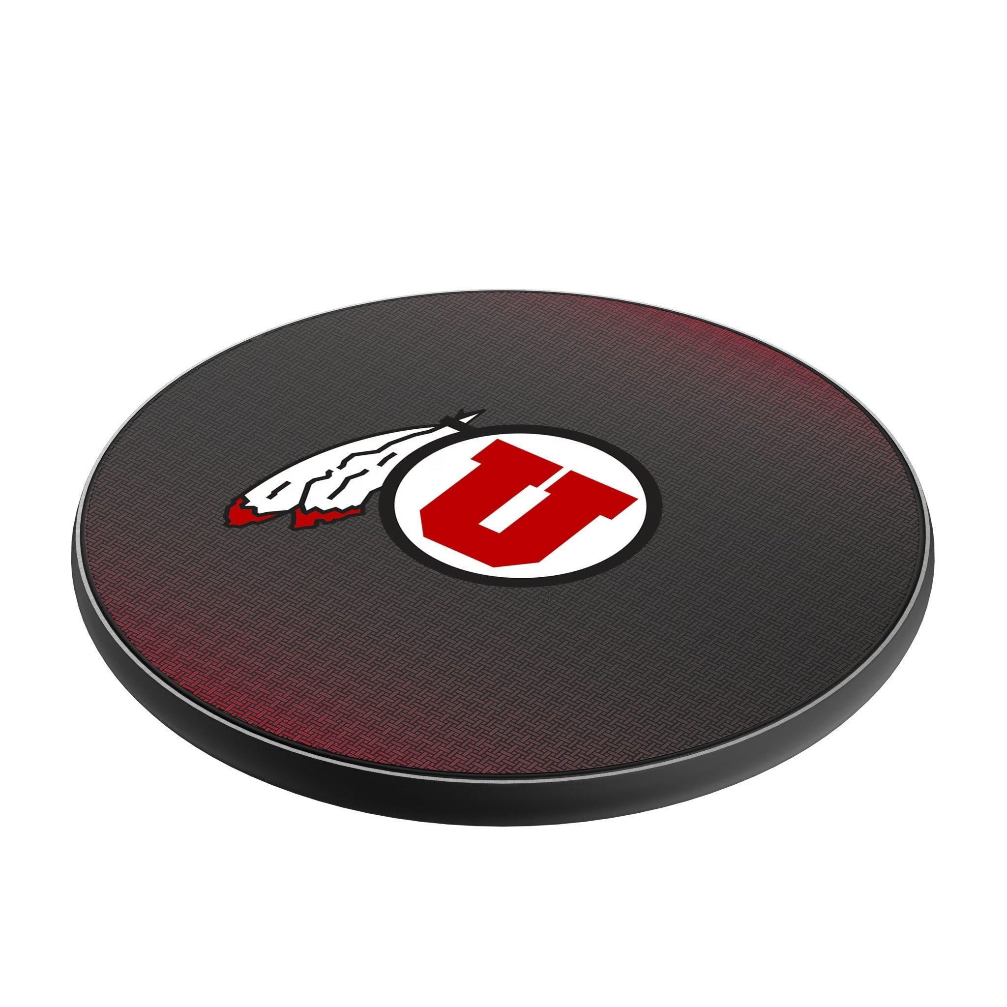 University of Utah Utes Linen 15-Watt Wireless Charger 2