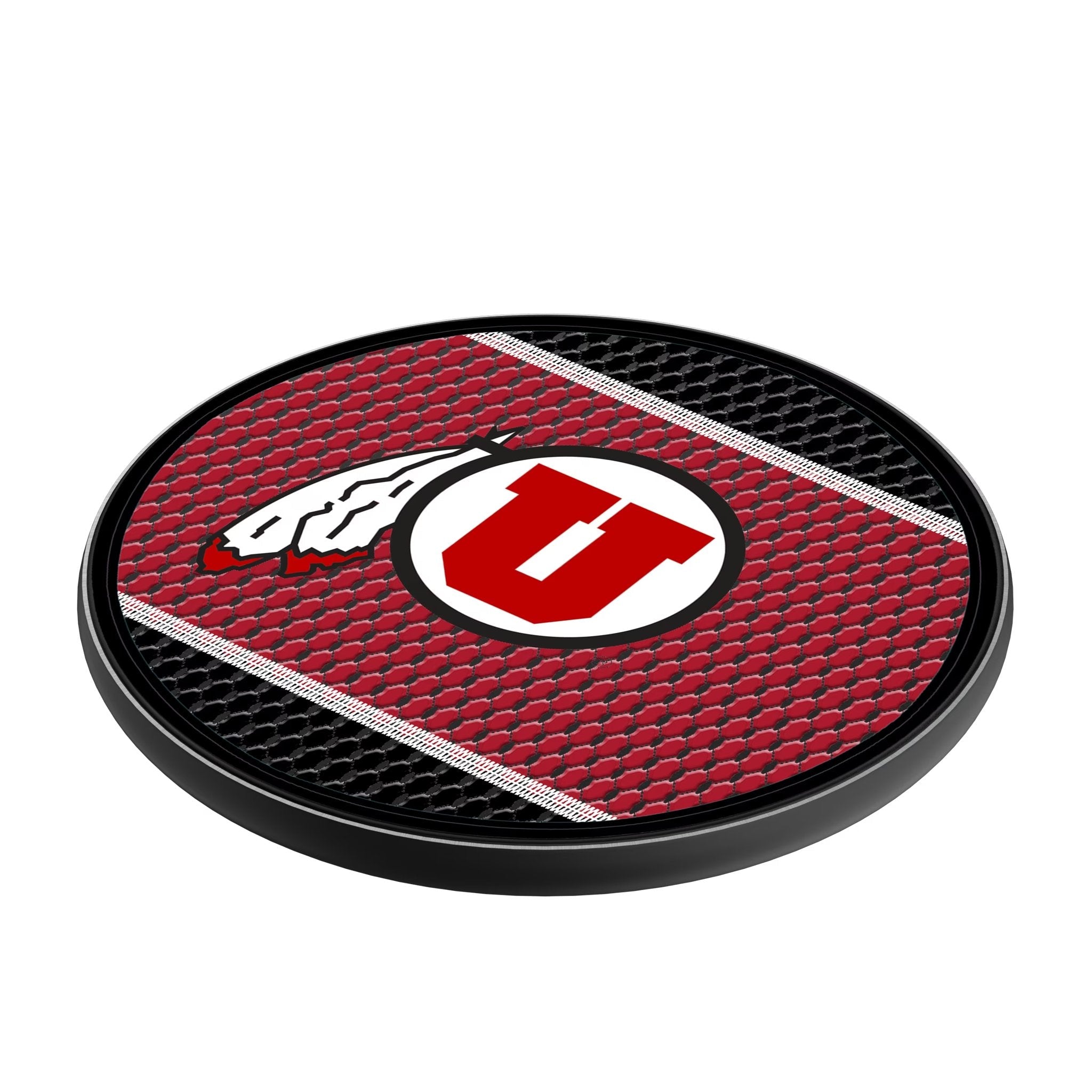 University of Utah Utes Mesh 15-Watt Wireless Charger 2