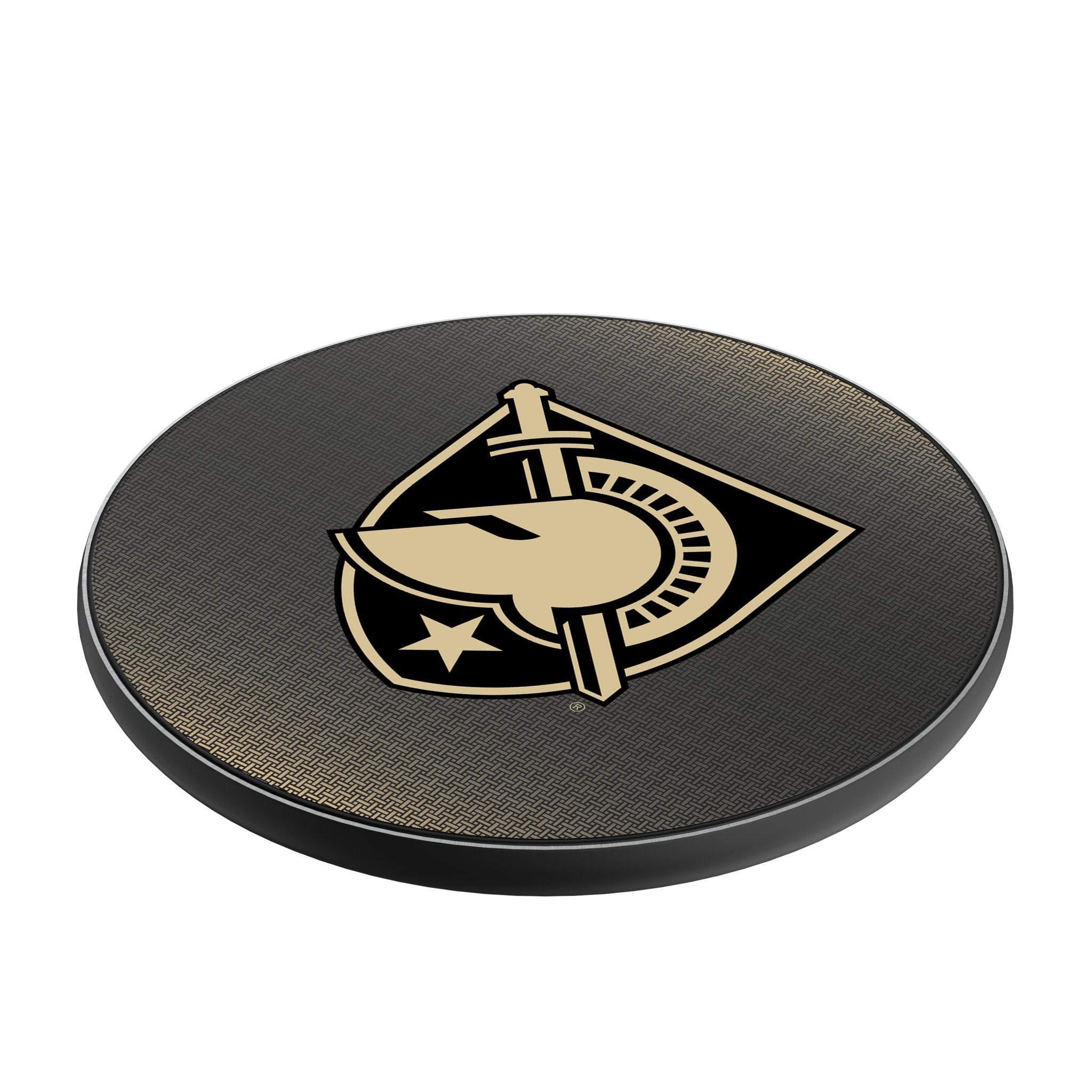 United States Military Academy Black Knights Linen 15-Watt Wireless Charger 2